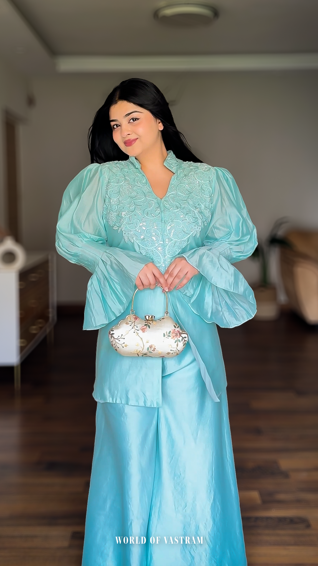 Disha bharti Wearing Peplum Set