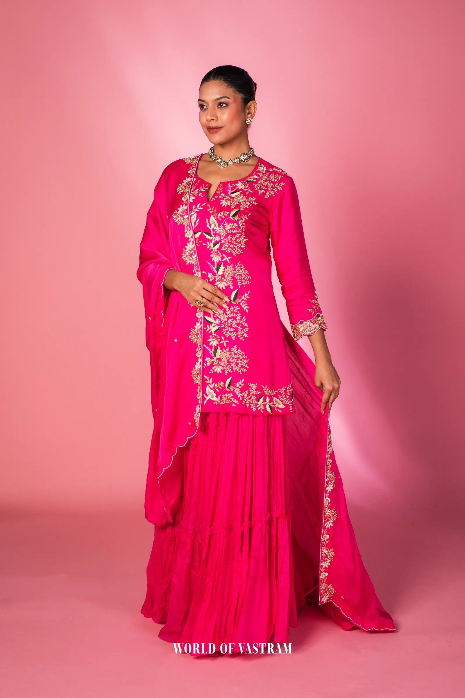 Gulnaar Garden Gharara Set