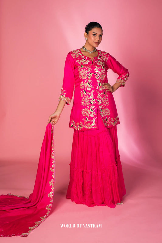 Gulnaar Garden Gharara Set