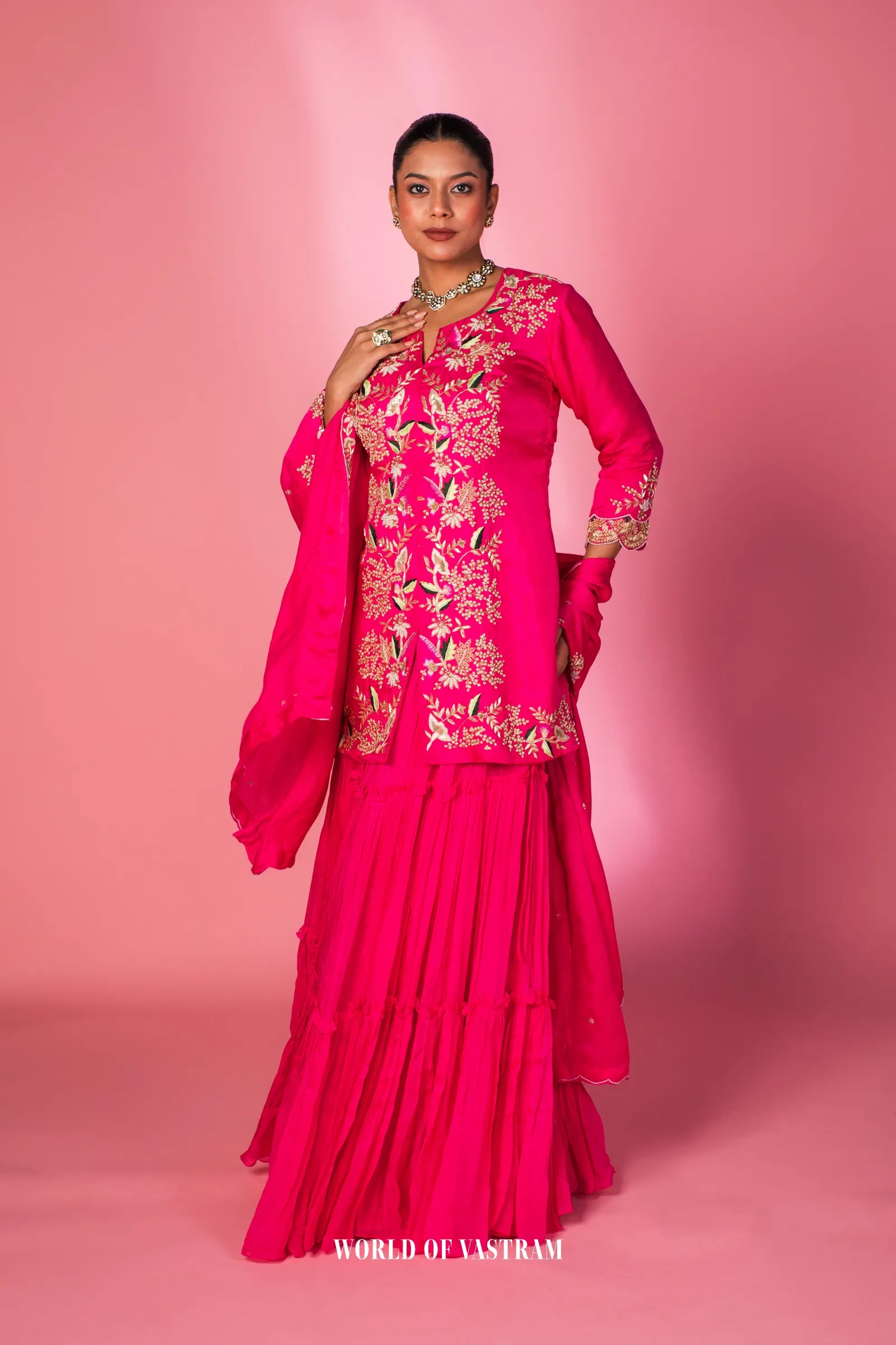 Gulnaar Garden Gharara Set