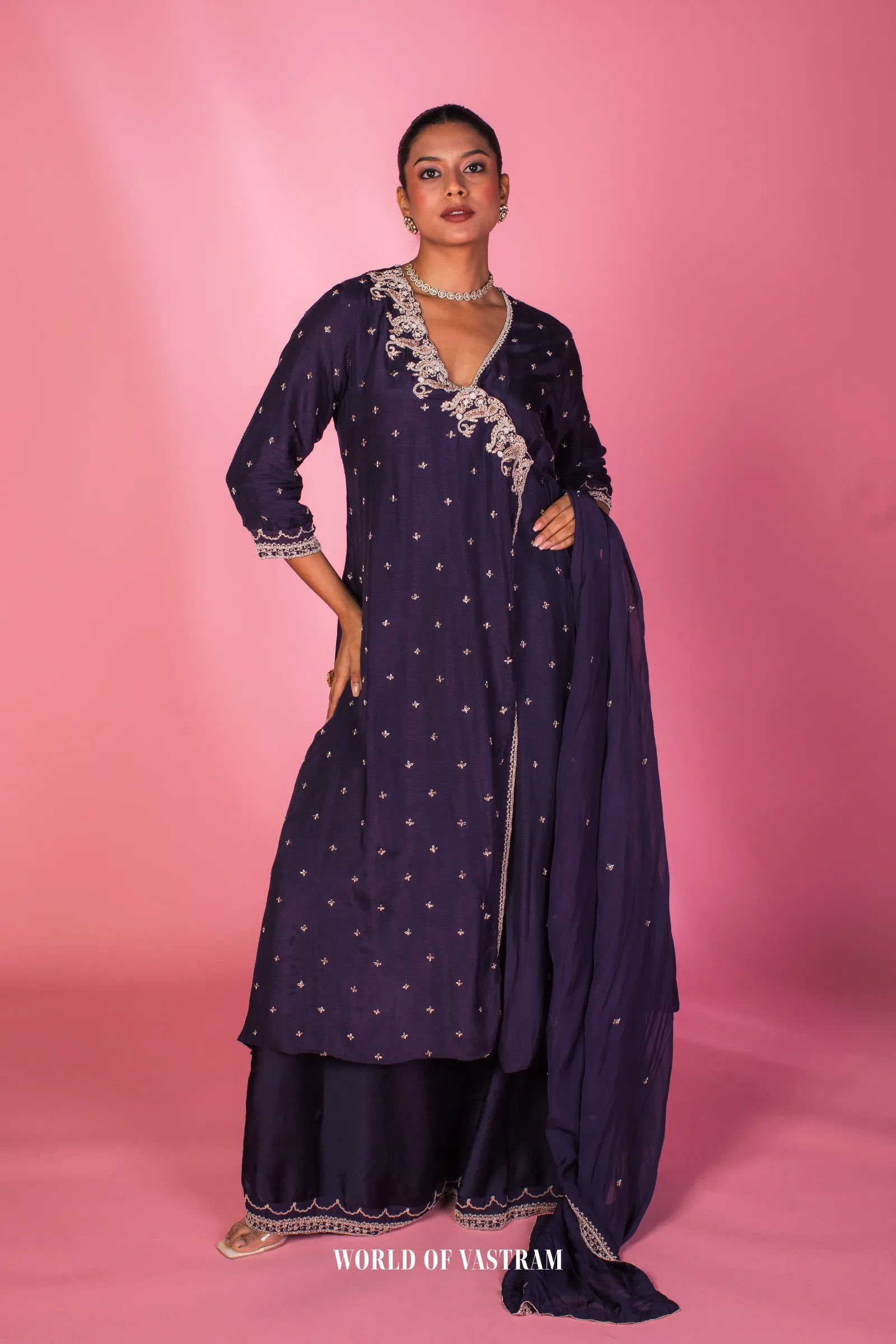 Deep navy Kurta Set