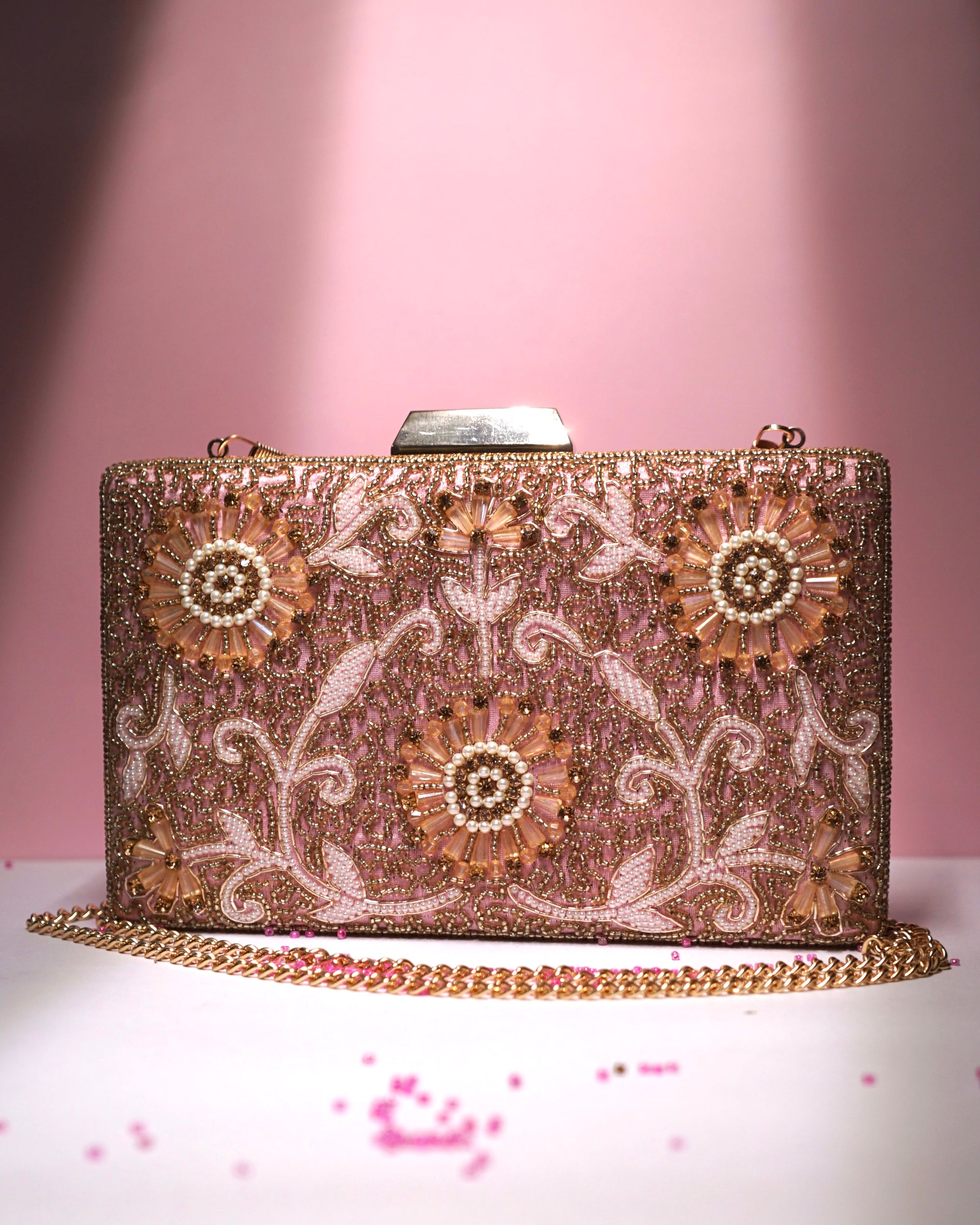 Blush pink Clutch