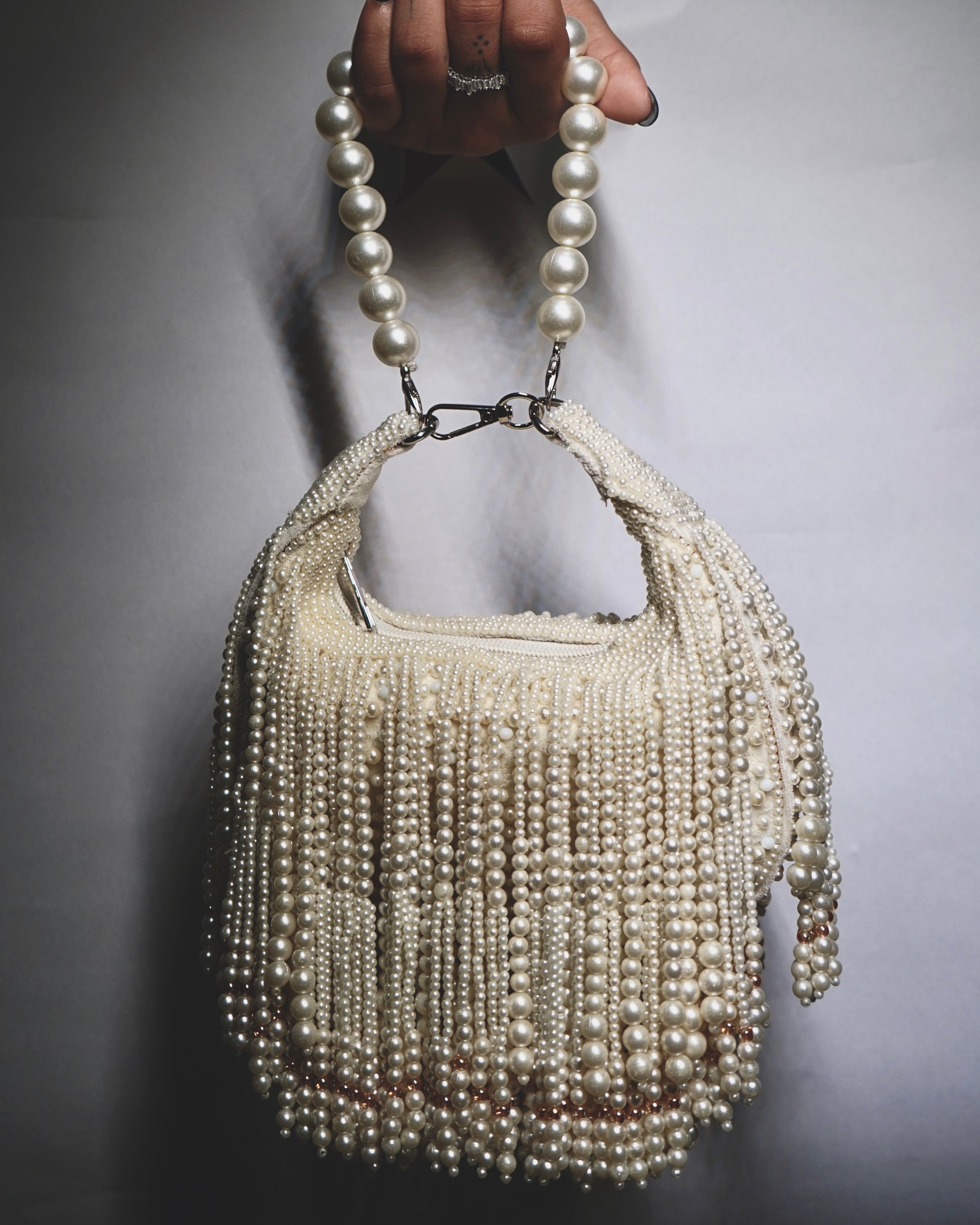 Pearl Embellished HandBag
