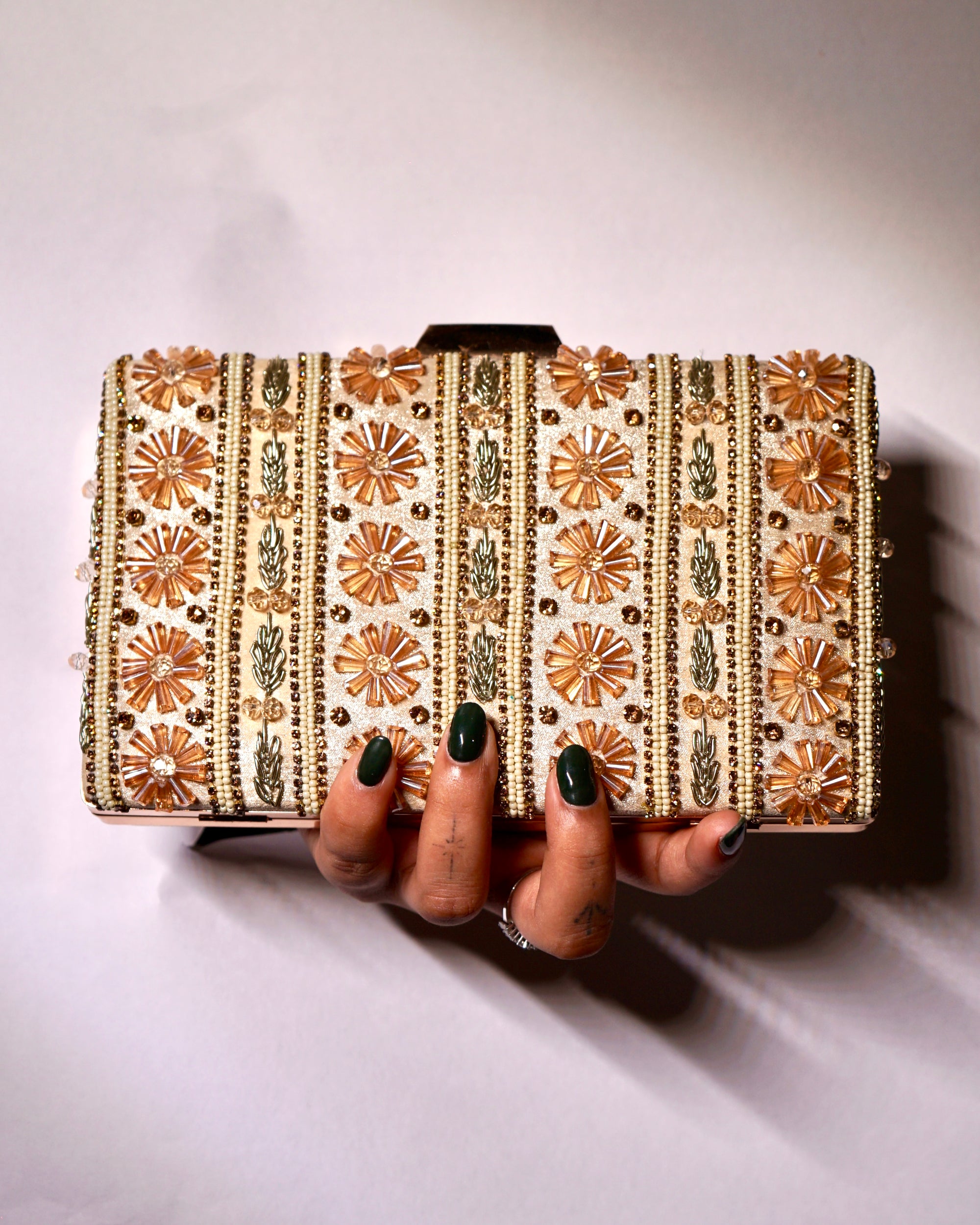 Floral Motif Clutch