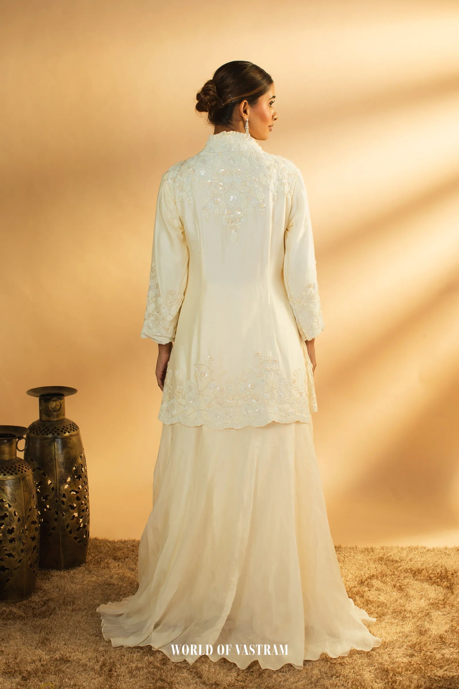 Ivory Palazzo Set