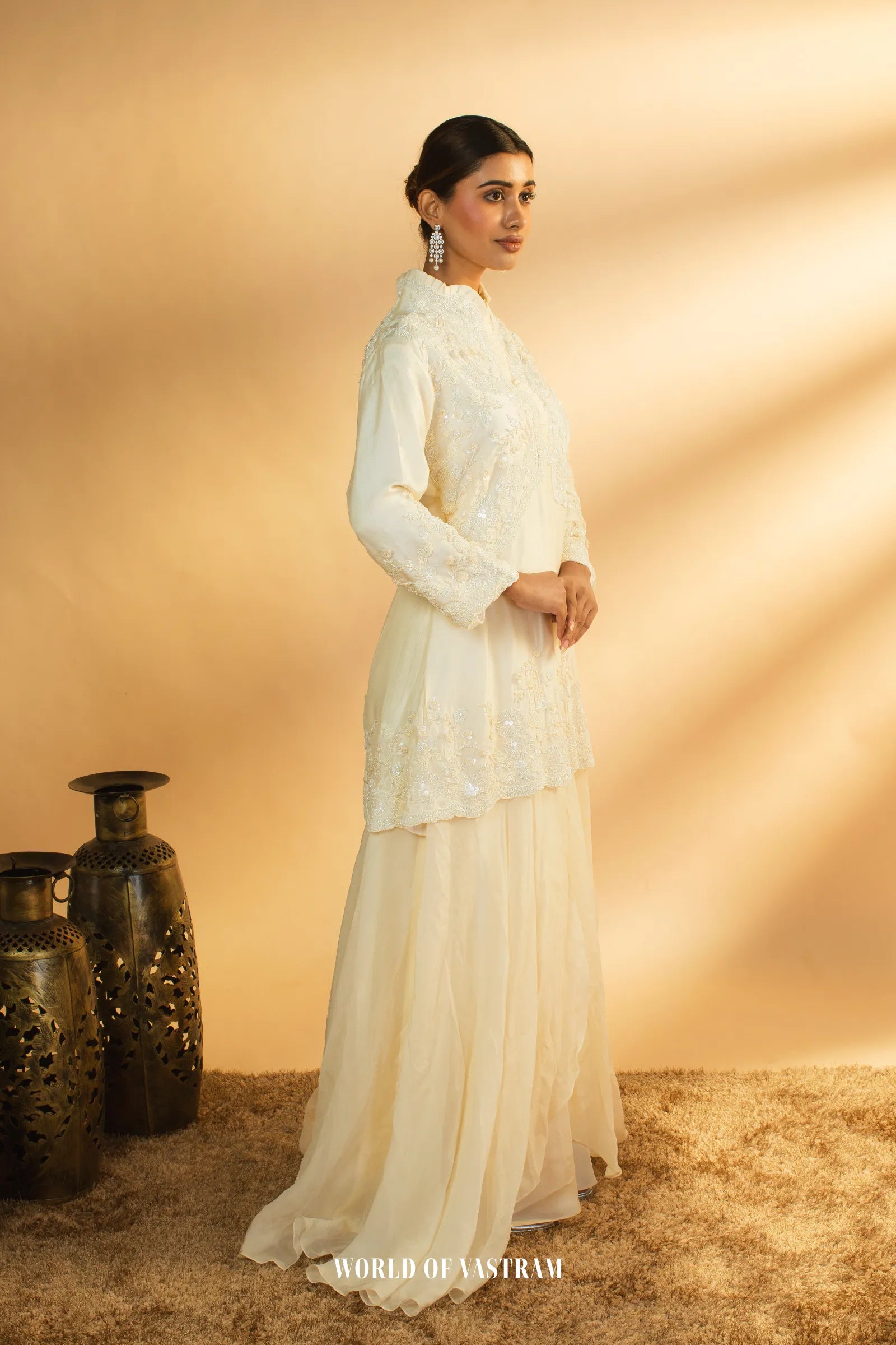 Ivory Palazzo Set