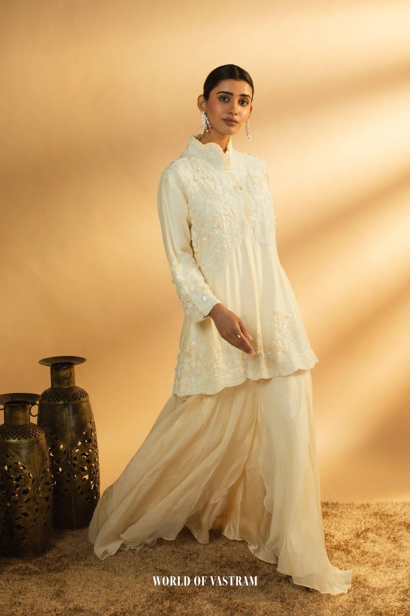 Ivory Palazzo Set
