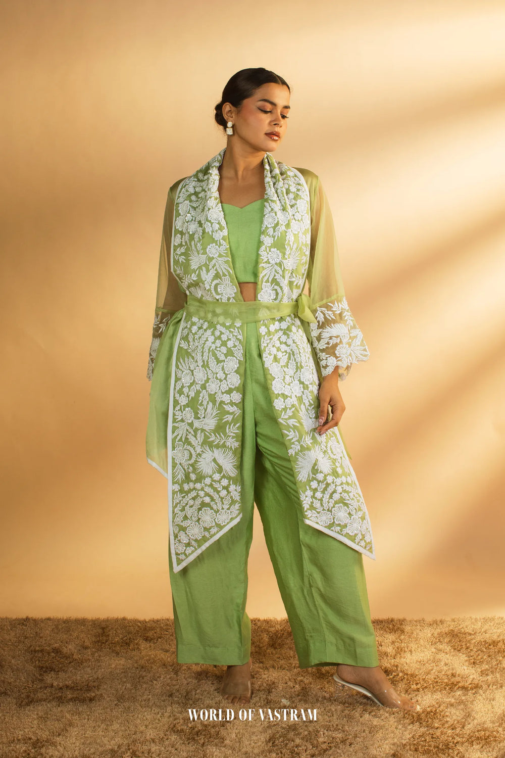 Gulbahar Lime Co-ord Set