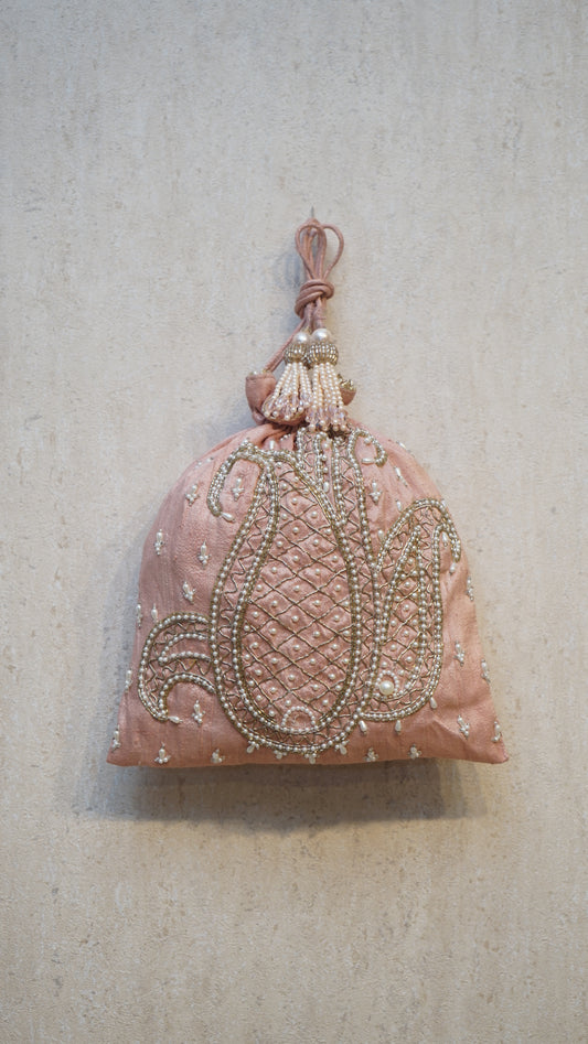 Blush Pink Potli Bag