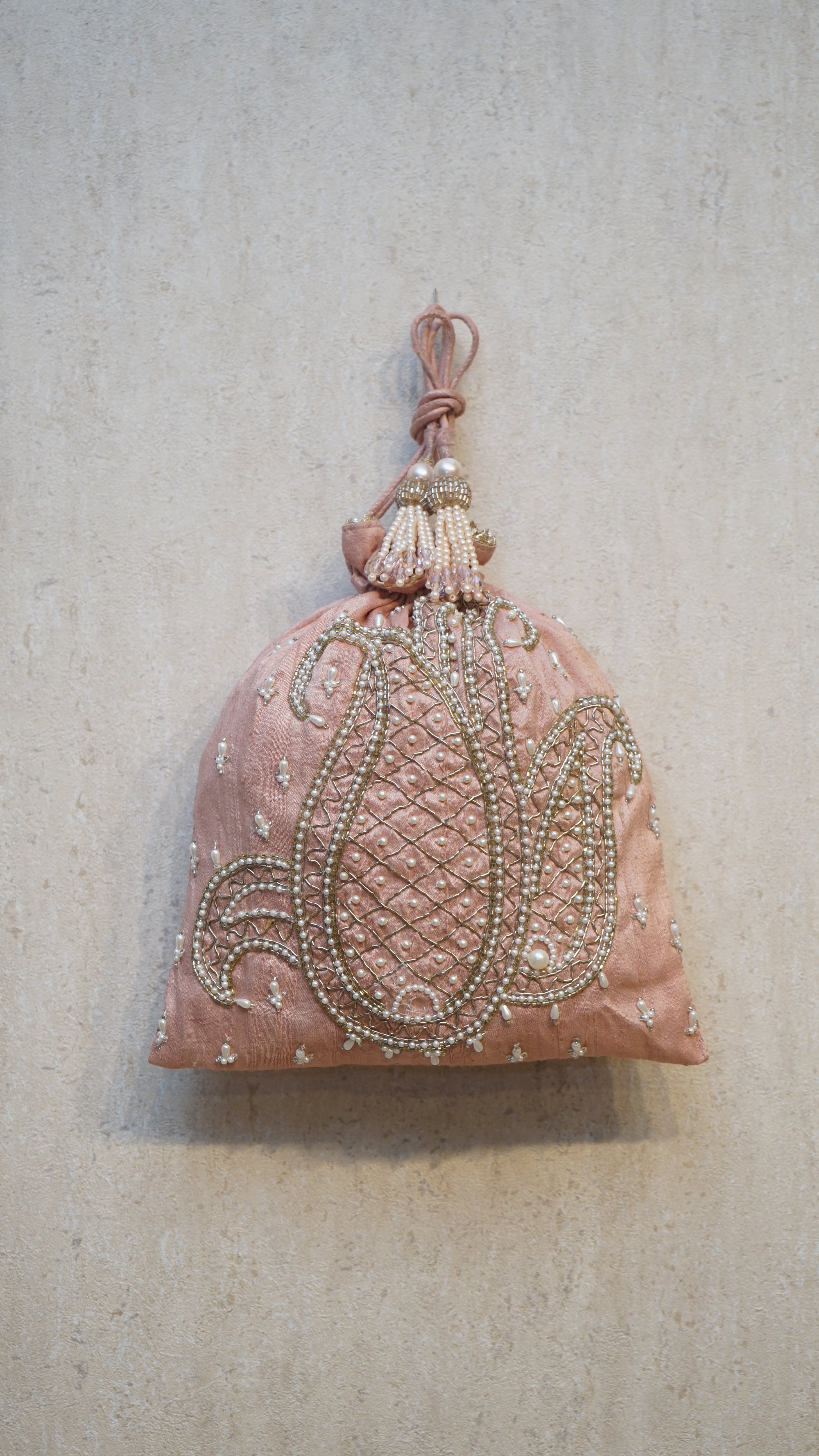 Blush Pink Potli Bag