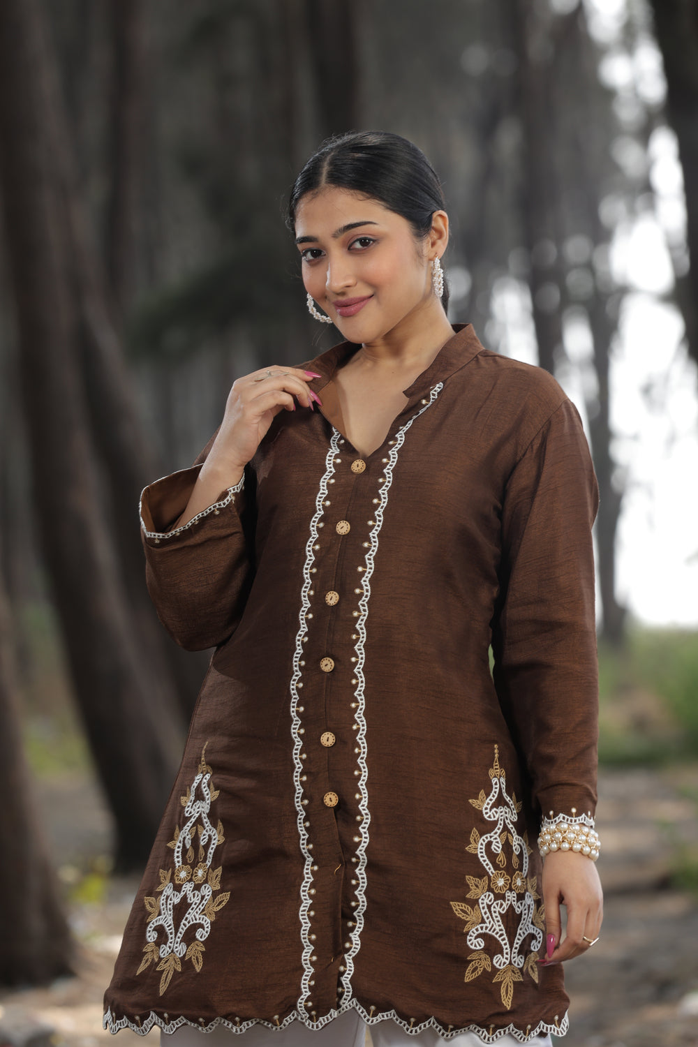 Chocolate Brown Top