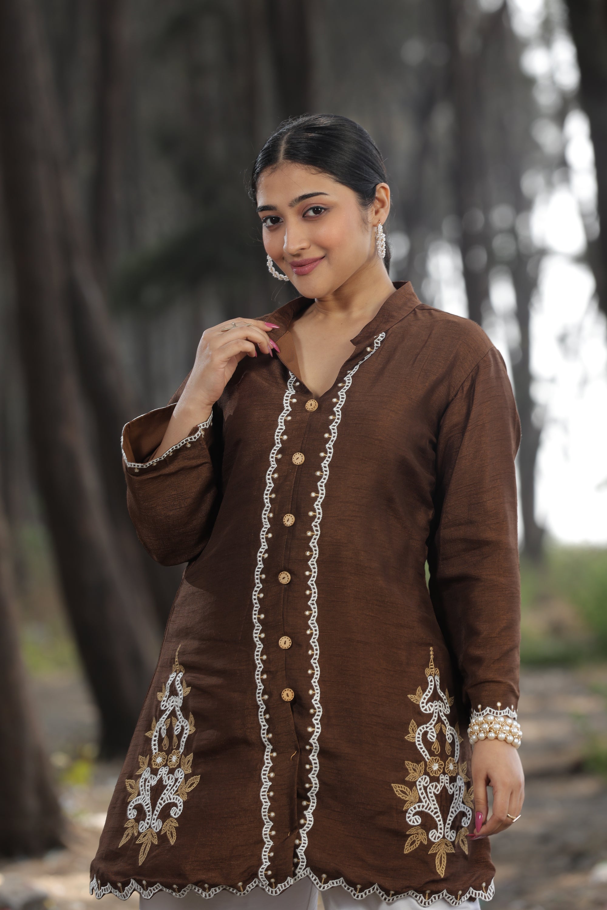 Chocolate Brown Top