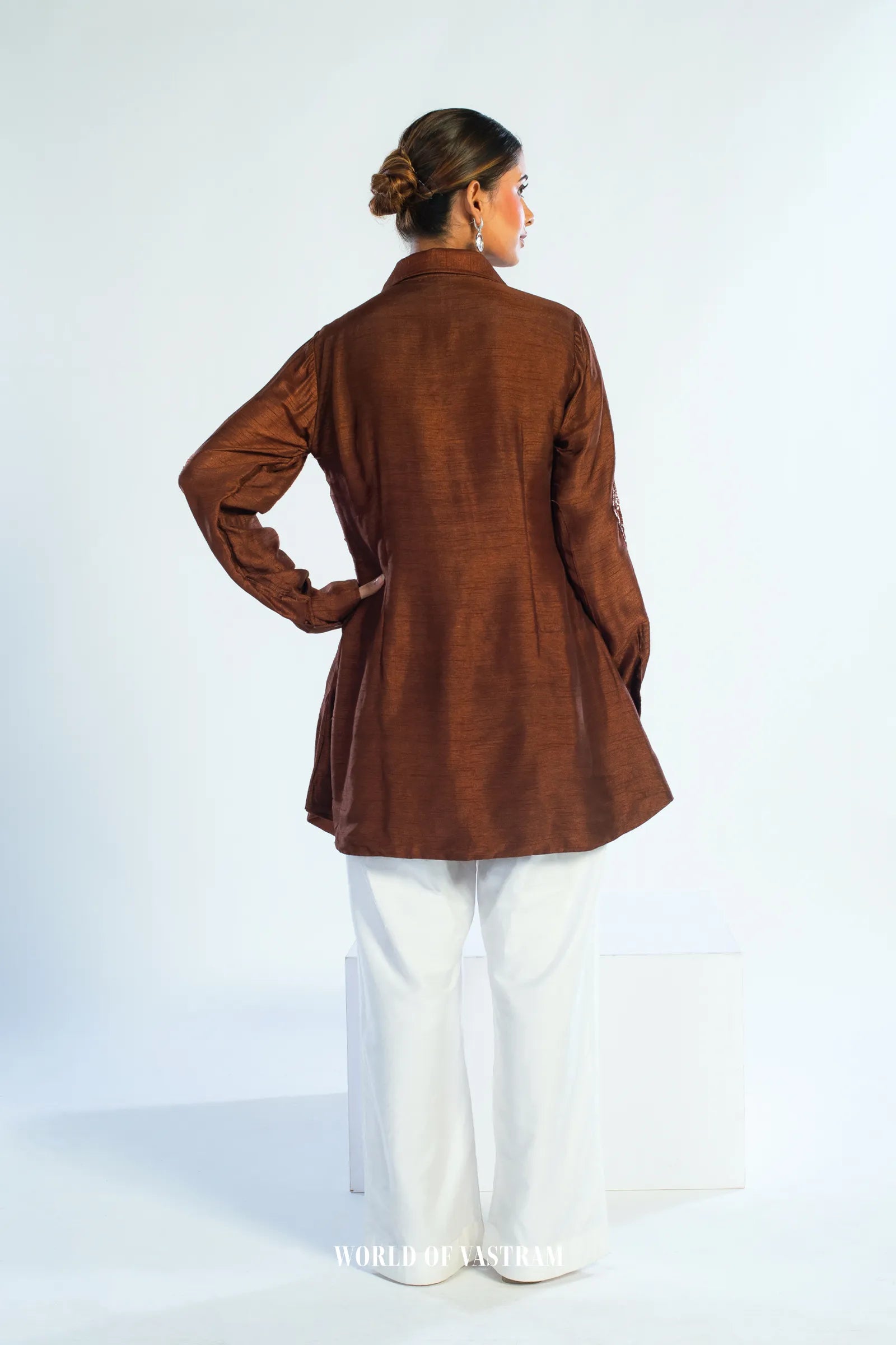 Mocha Blossom Top