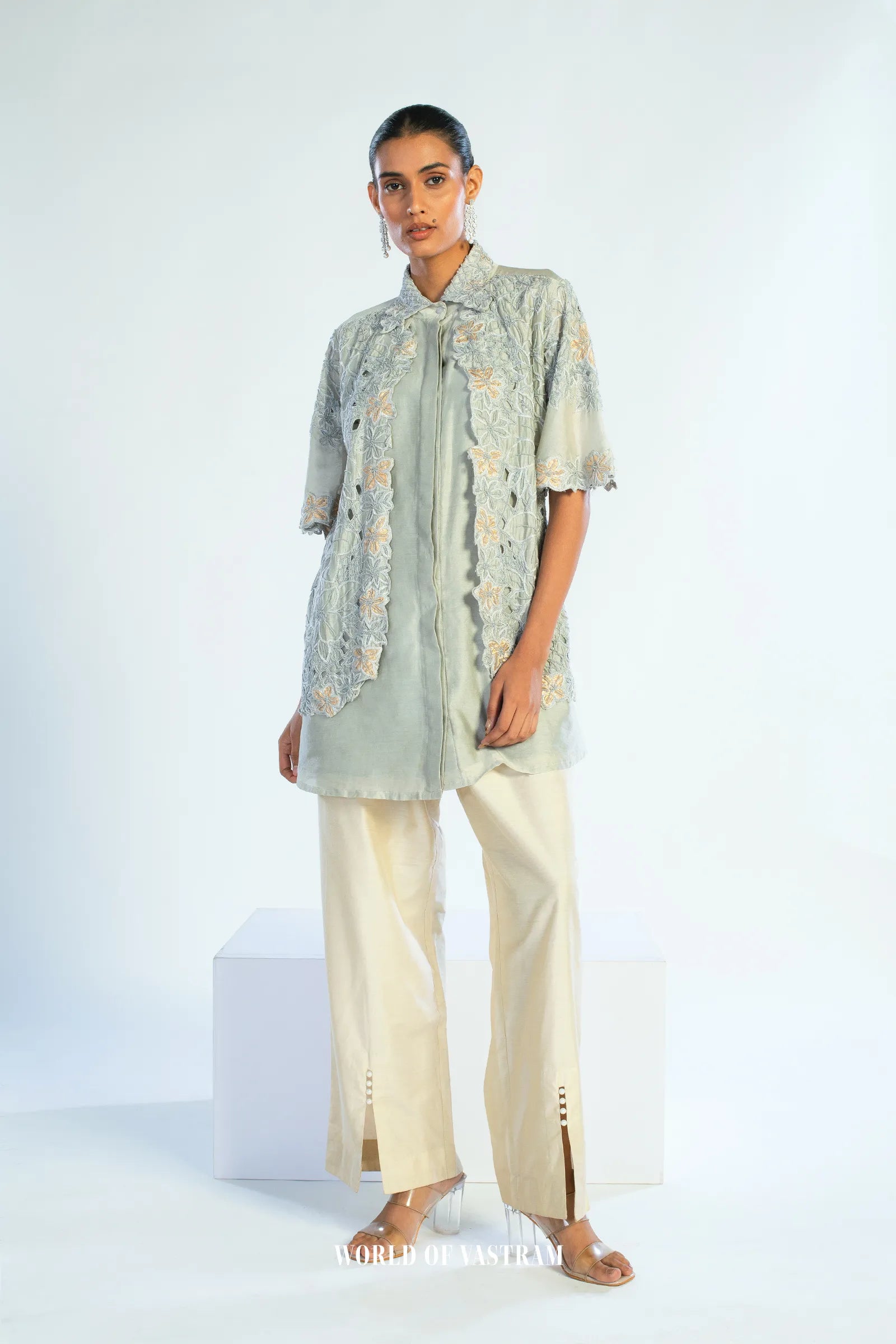 Celeste Bloom Overlay Top