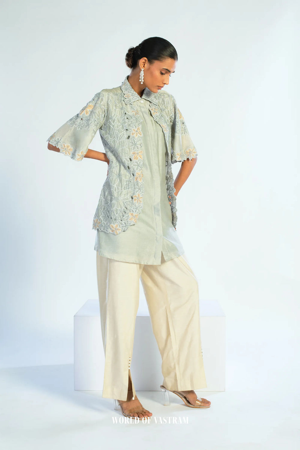 Celeste Bloom Overlay Top