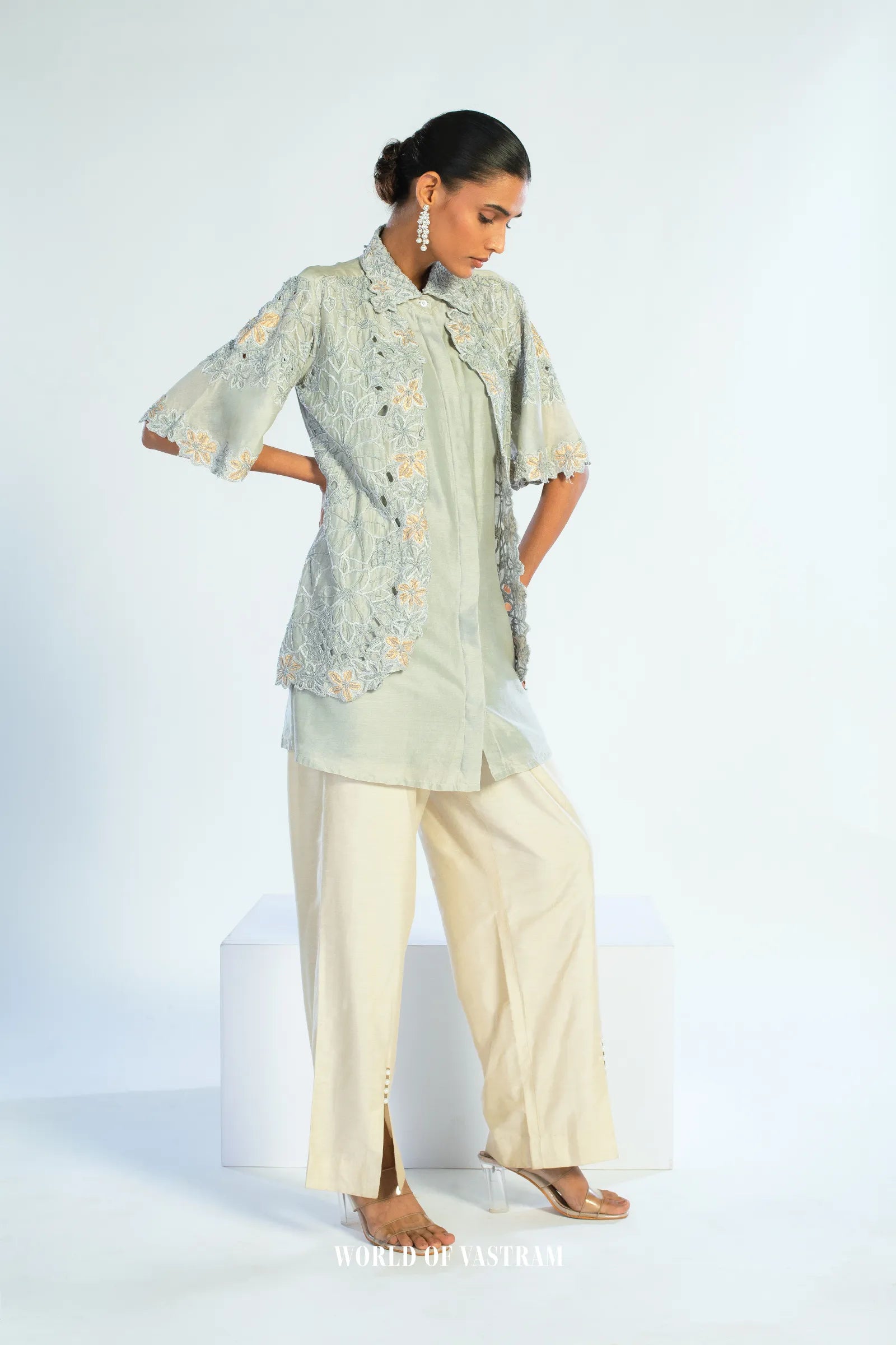 Celeste Bloom Overlay Top