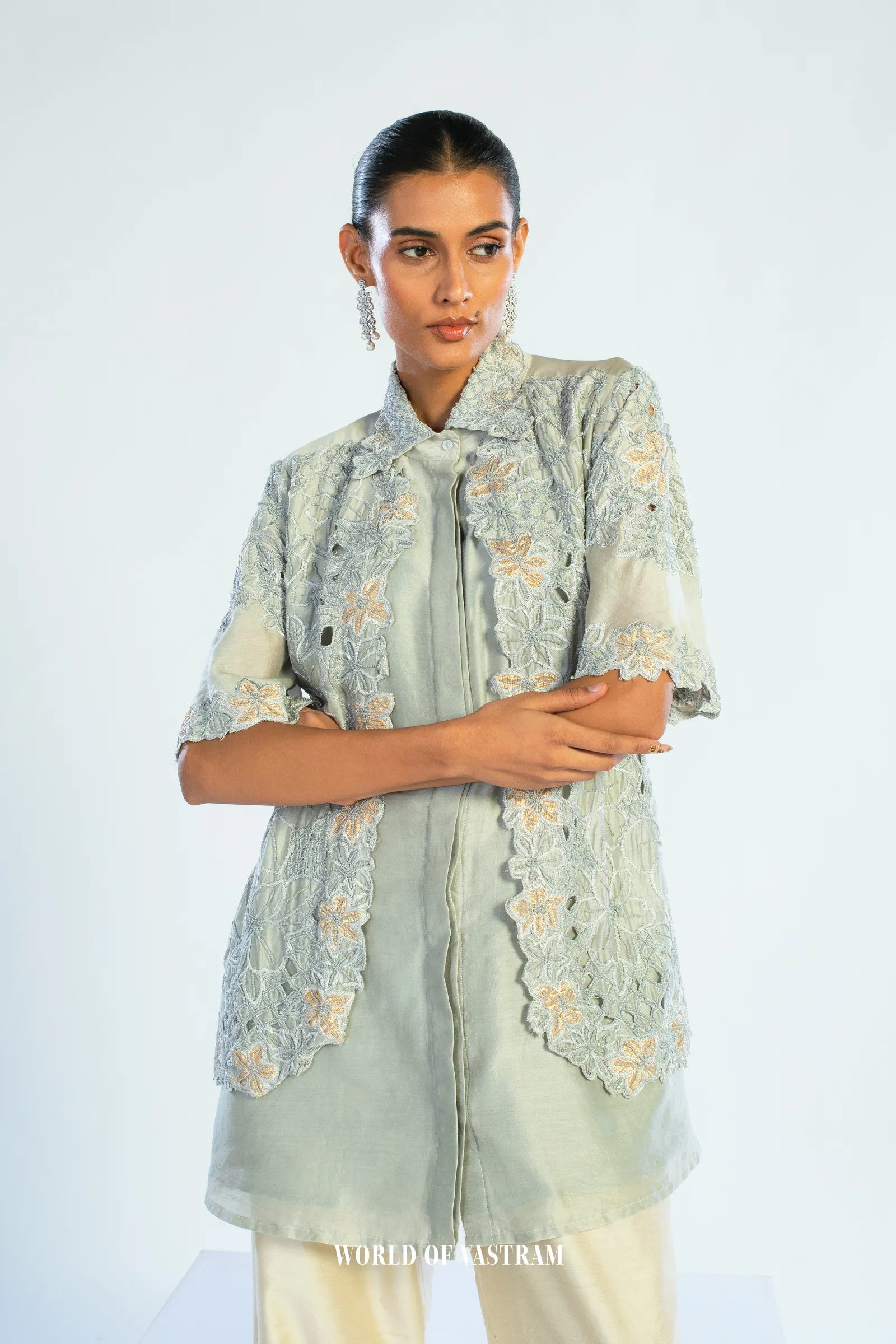 Celeste Bloom Overlay Top