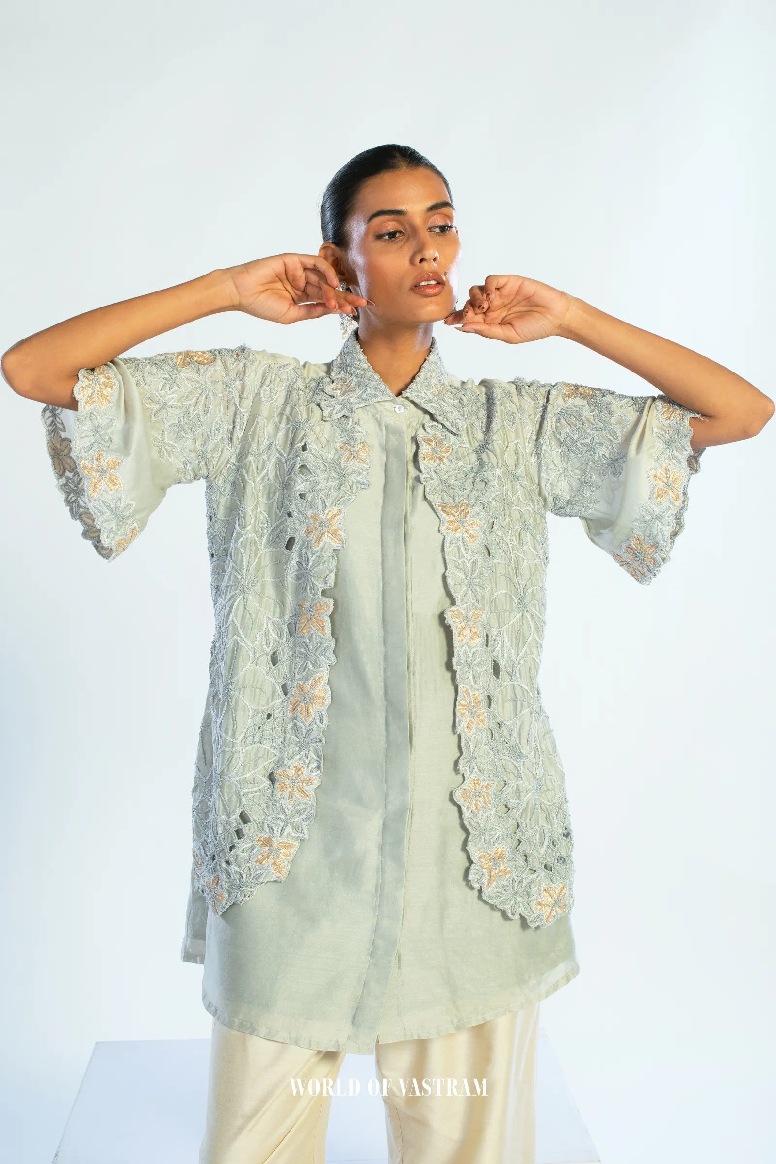 Celeste Bloom Overlay Top