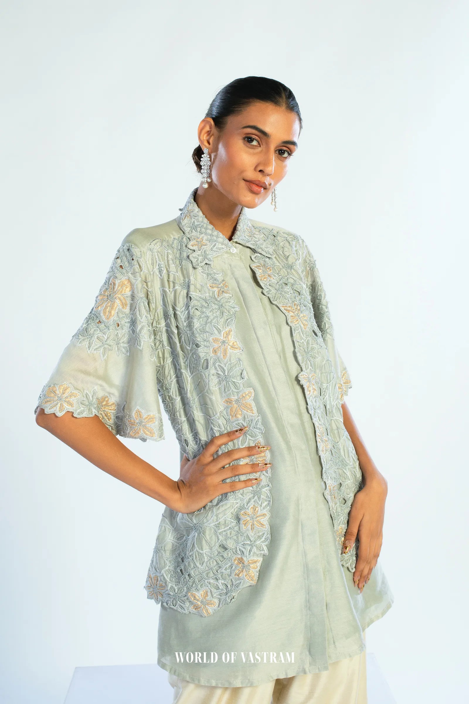 Celeste Bloom Overlay Top