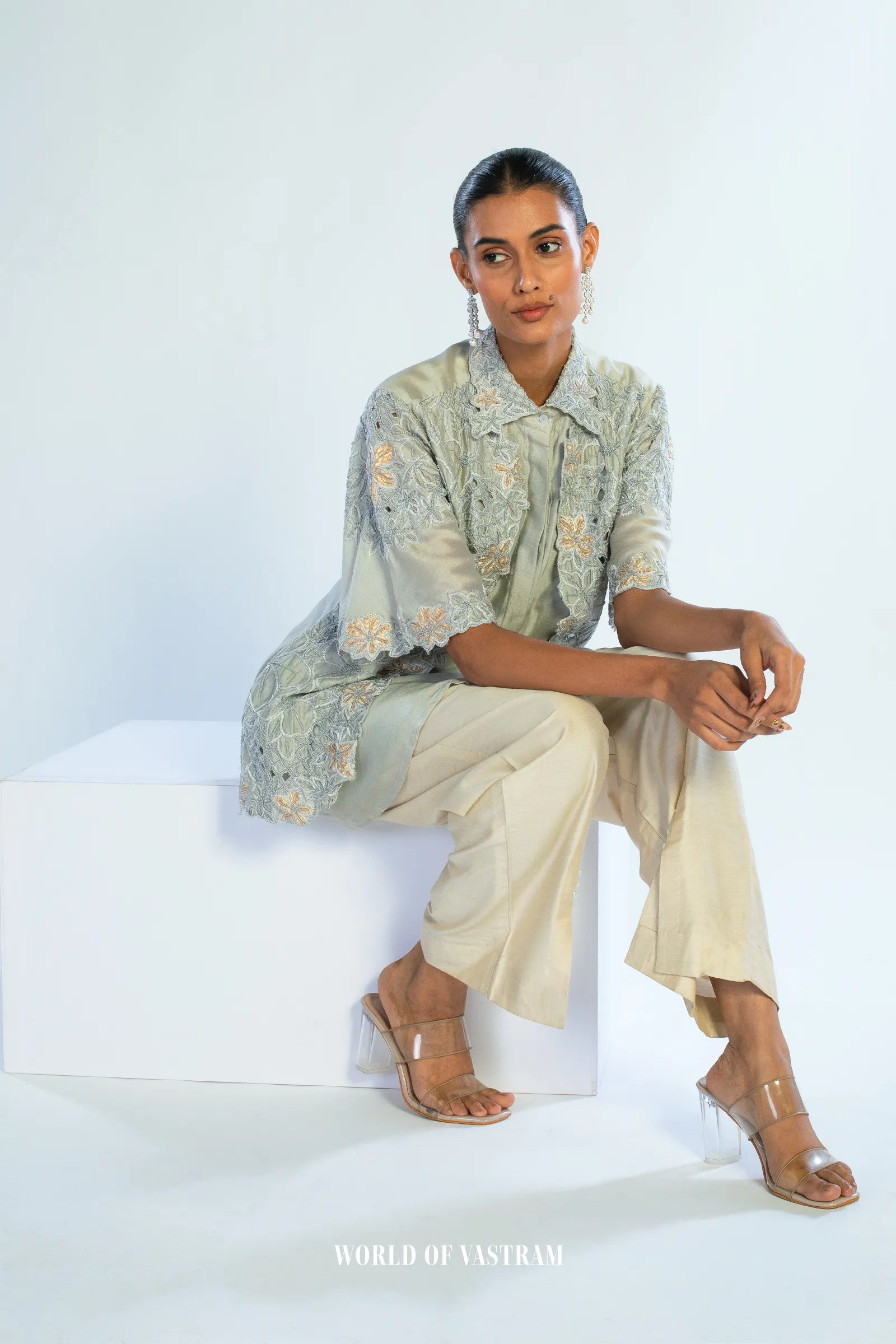 Celeste Bloom Overlay Top