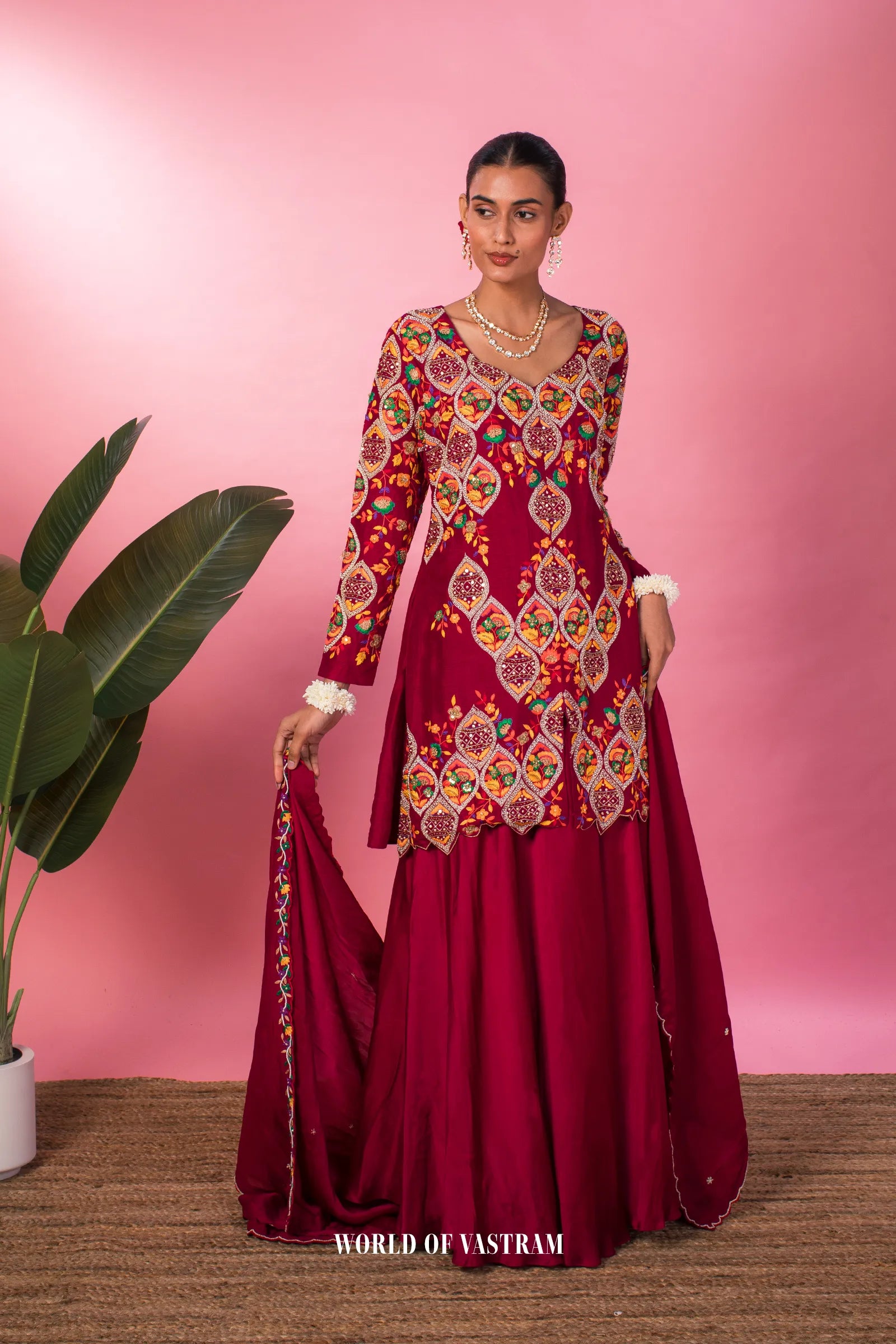 Gulnaar Sharara Set
