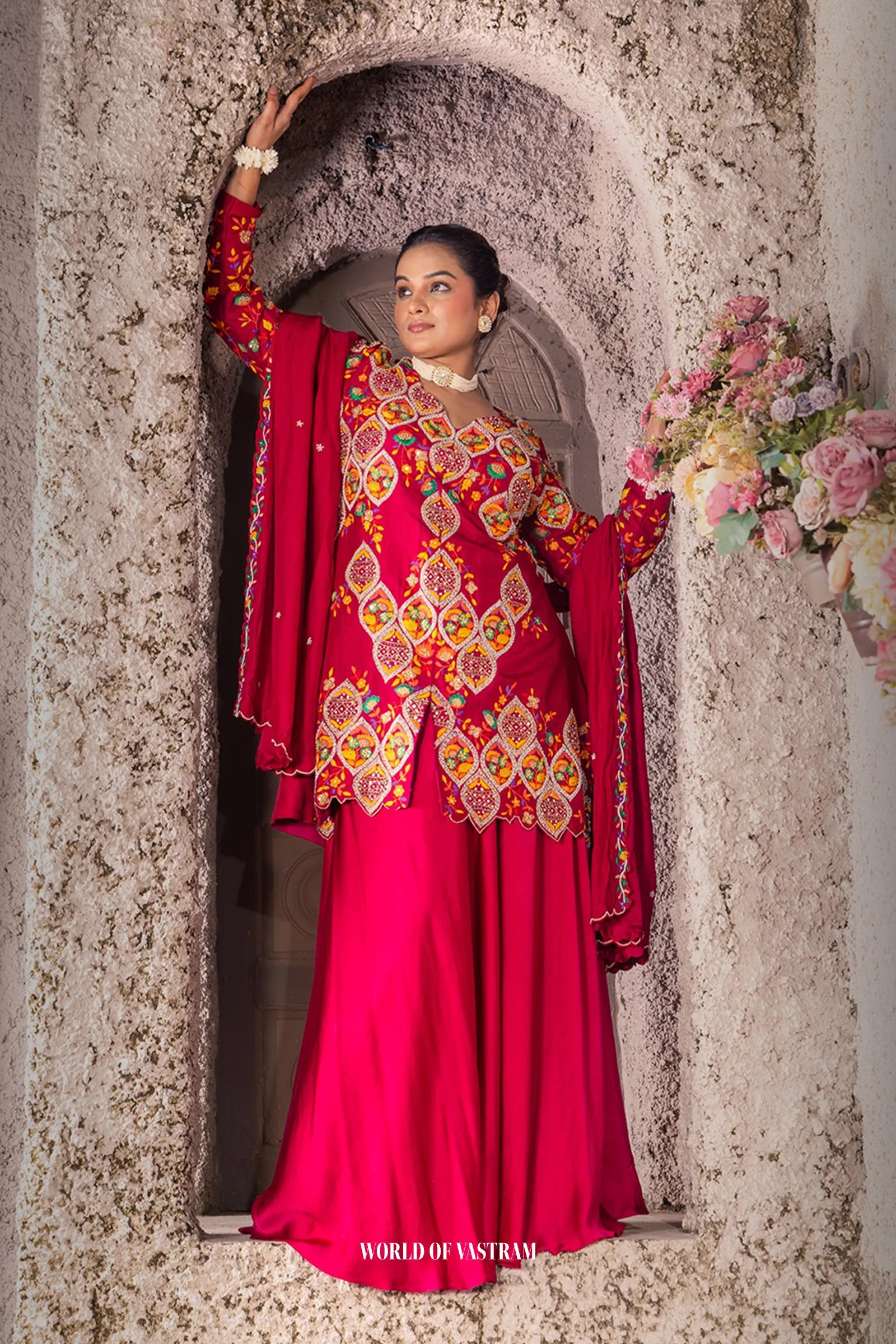 Gulnaar Sharara Set