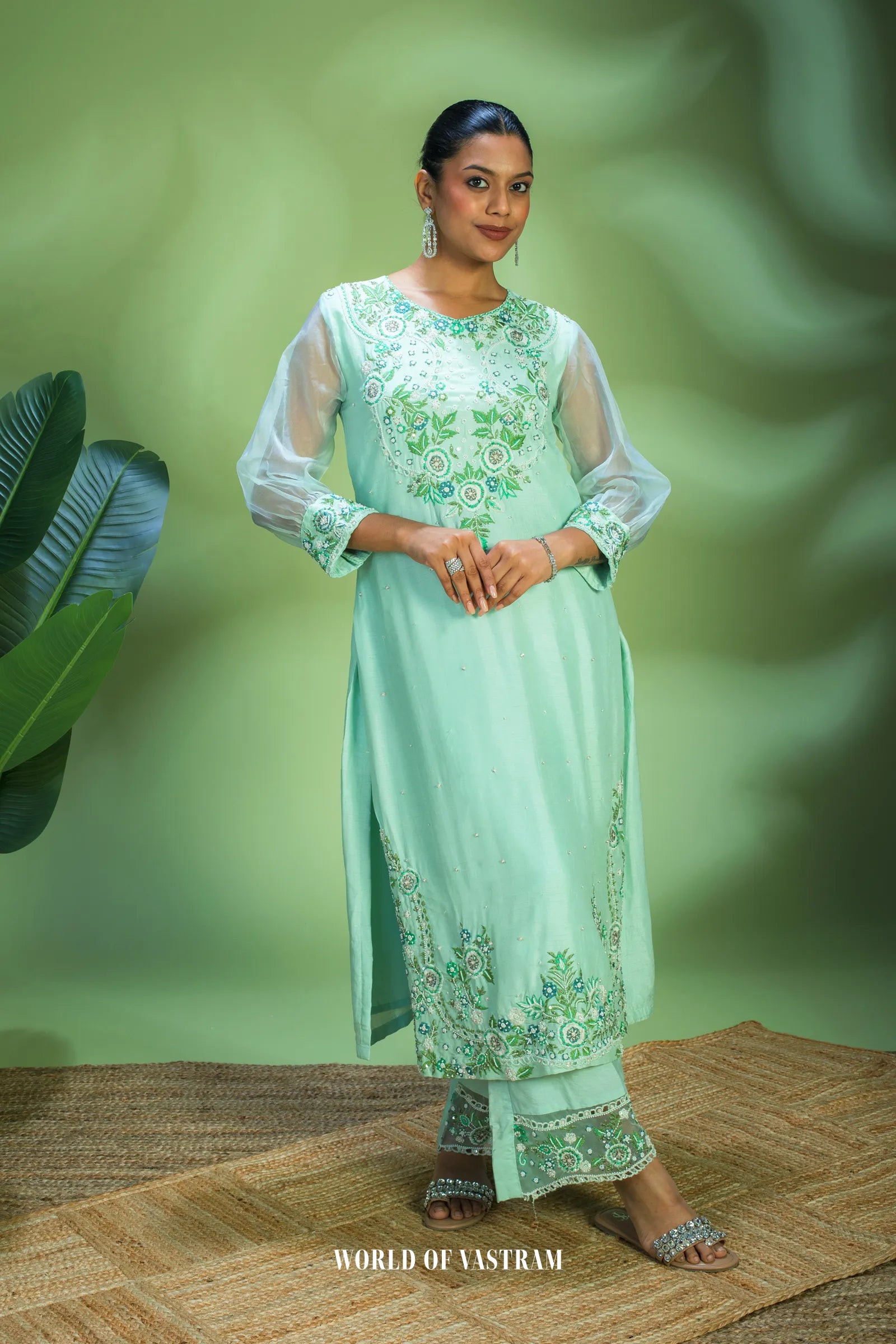 Mint  Kurta Set