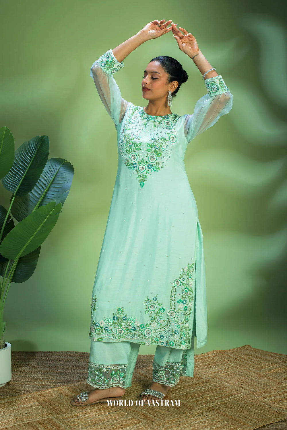 Mint  Kurta Set