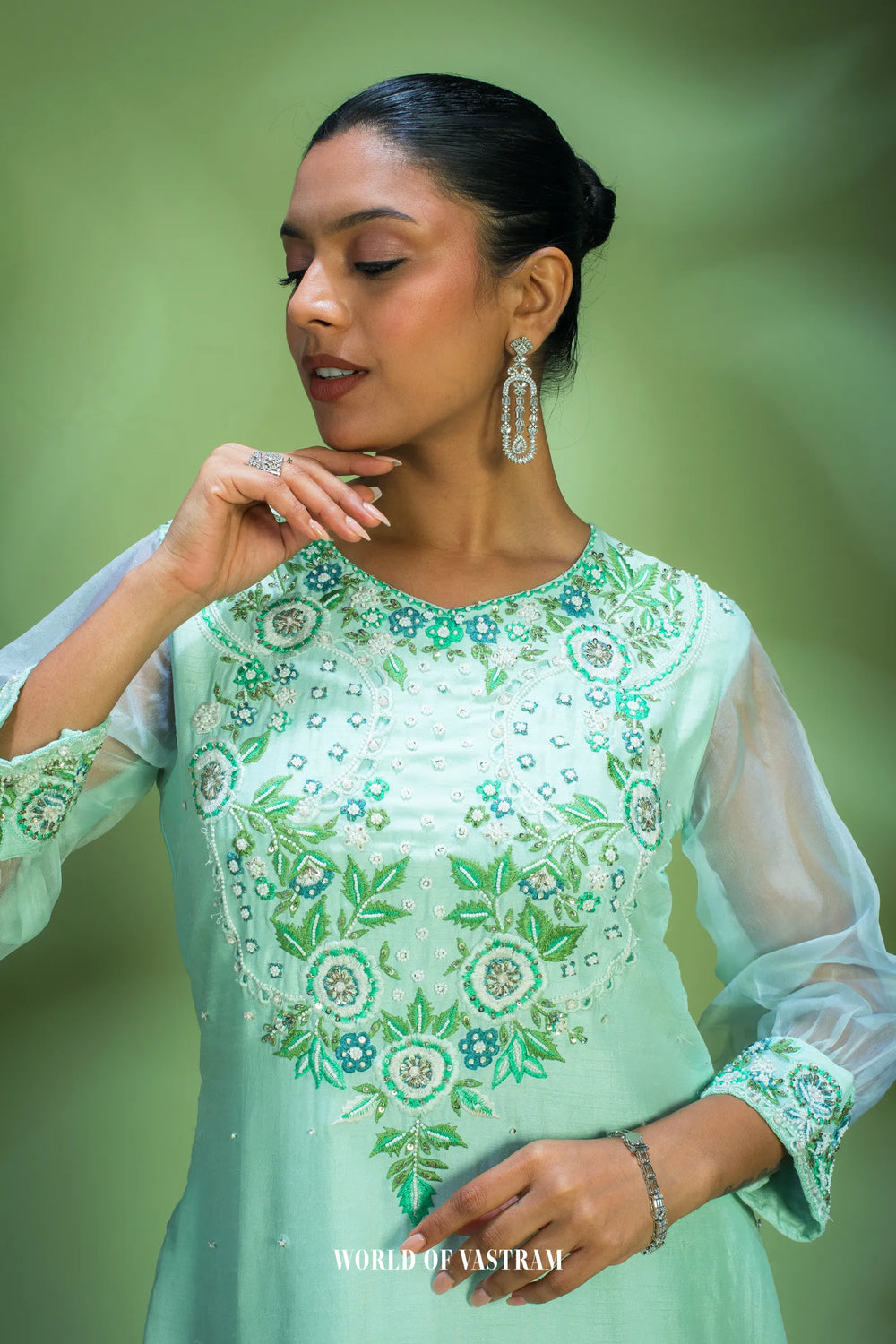 Mint  Kurta Set