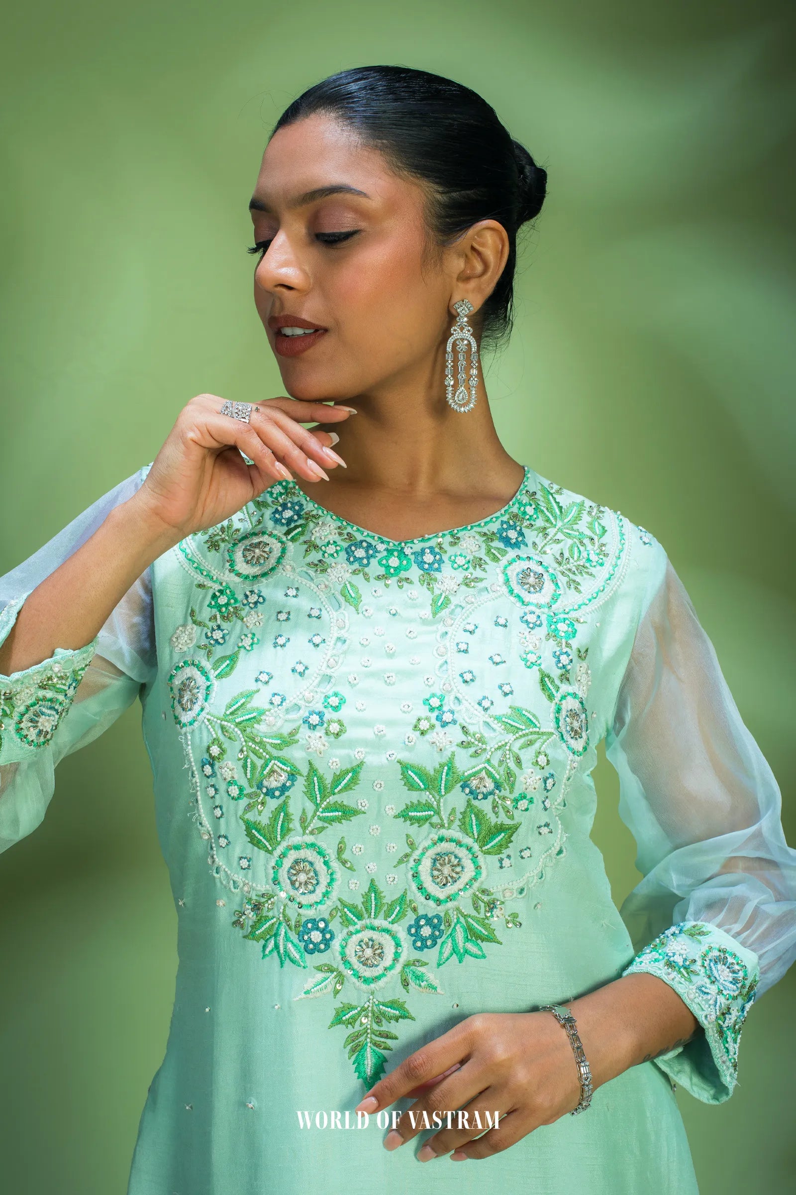 Mint  Kurta Set