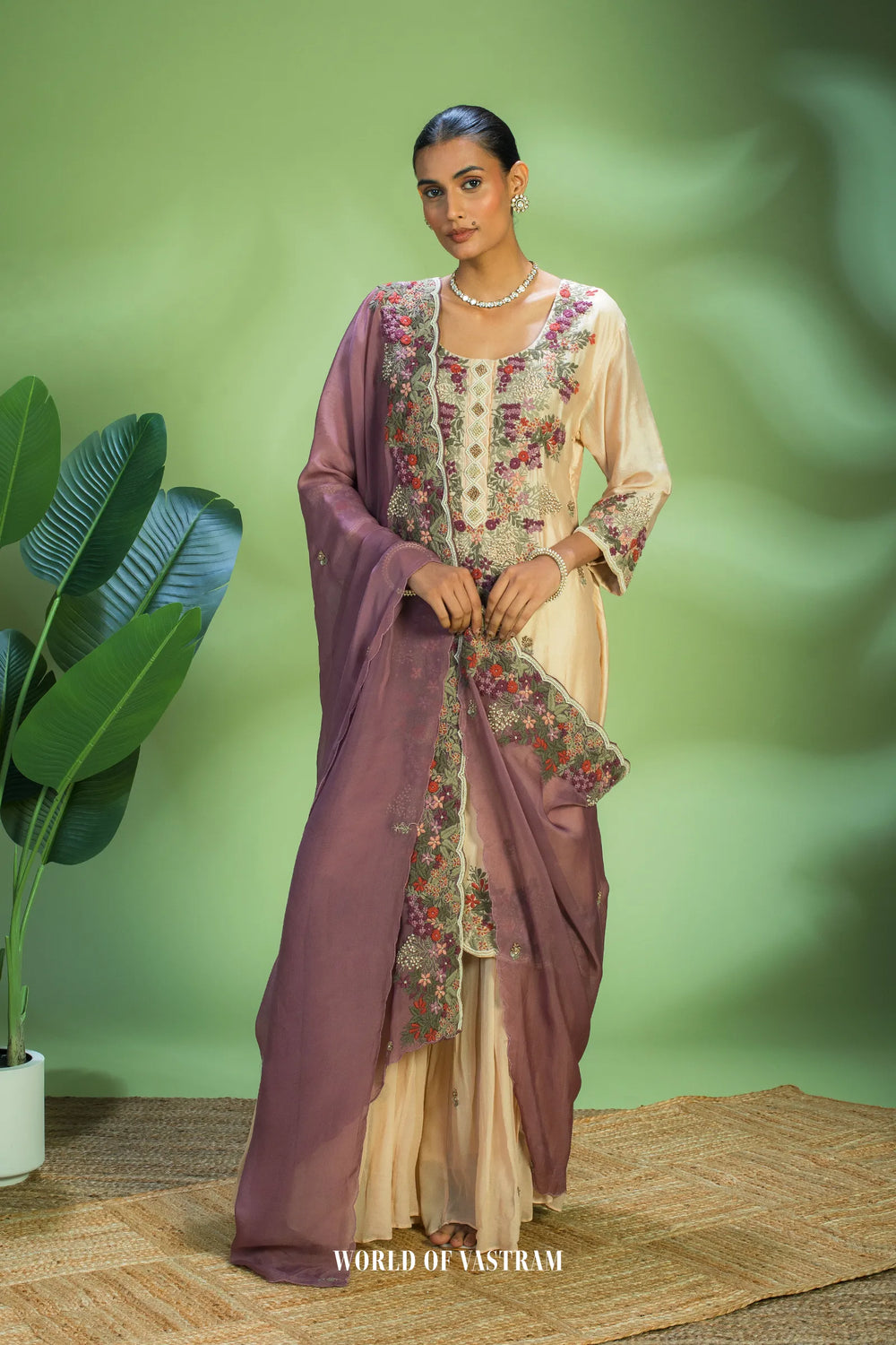 Embroidered Kurta Set