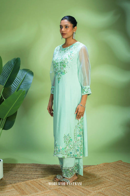 Mint  Kurta Set