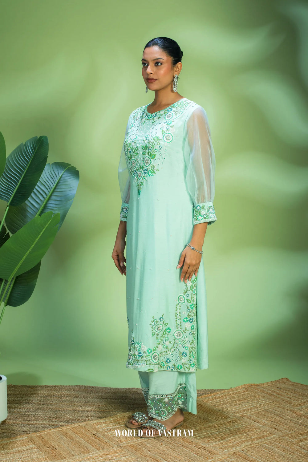Mint  Kurta Set