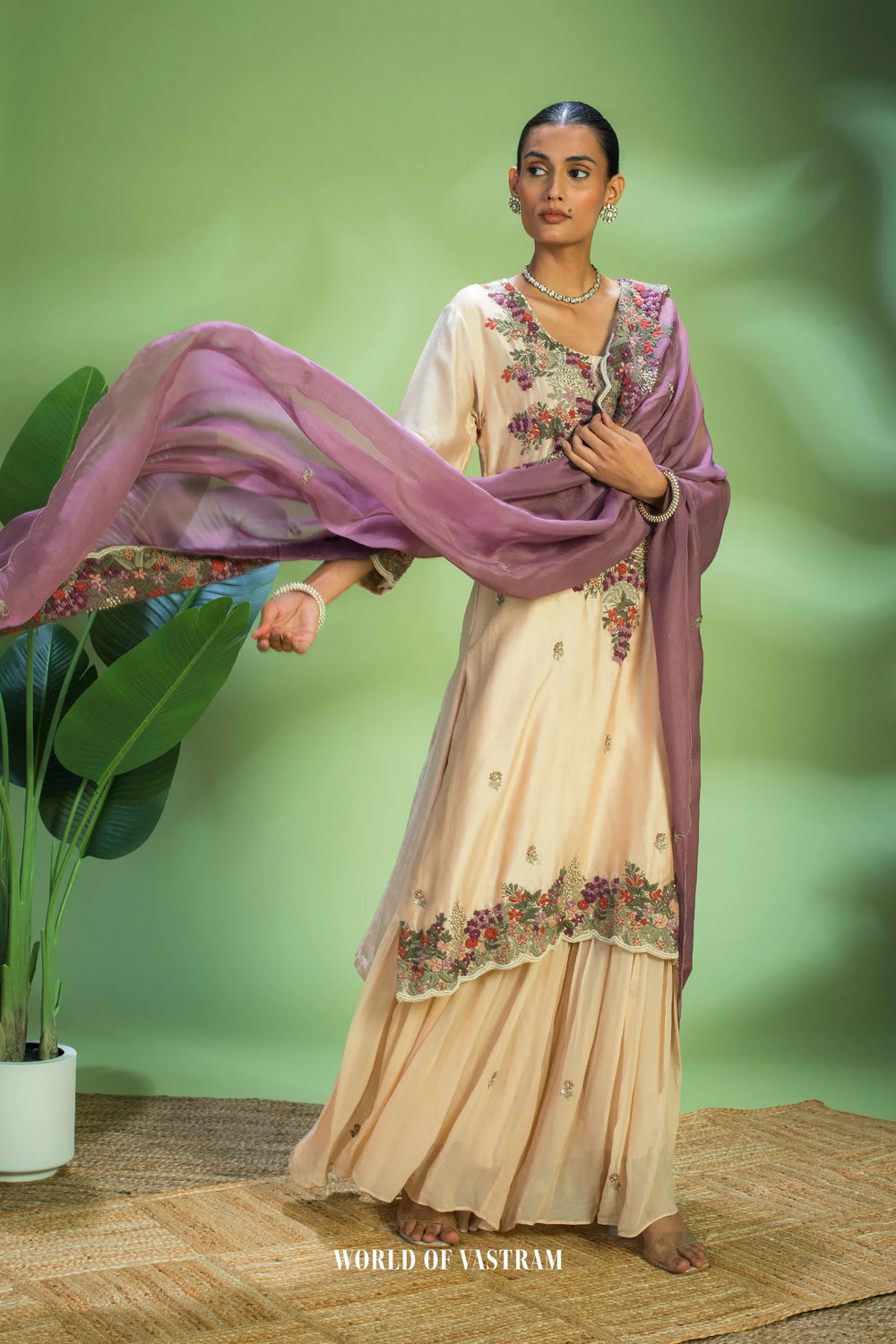 Embroidered Kurta Set
