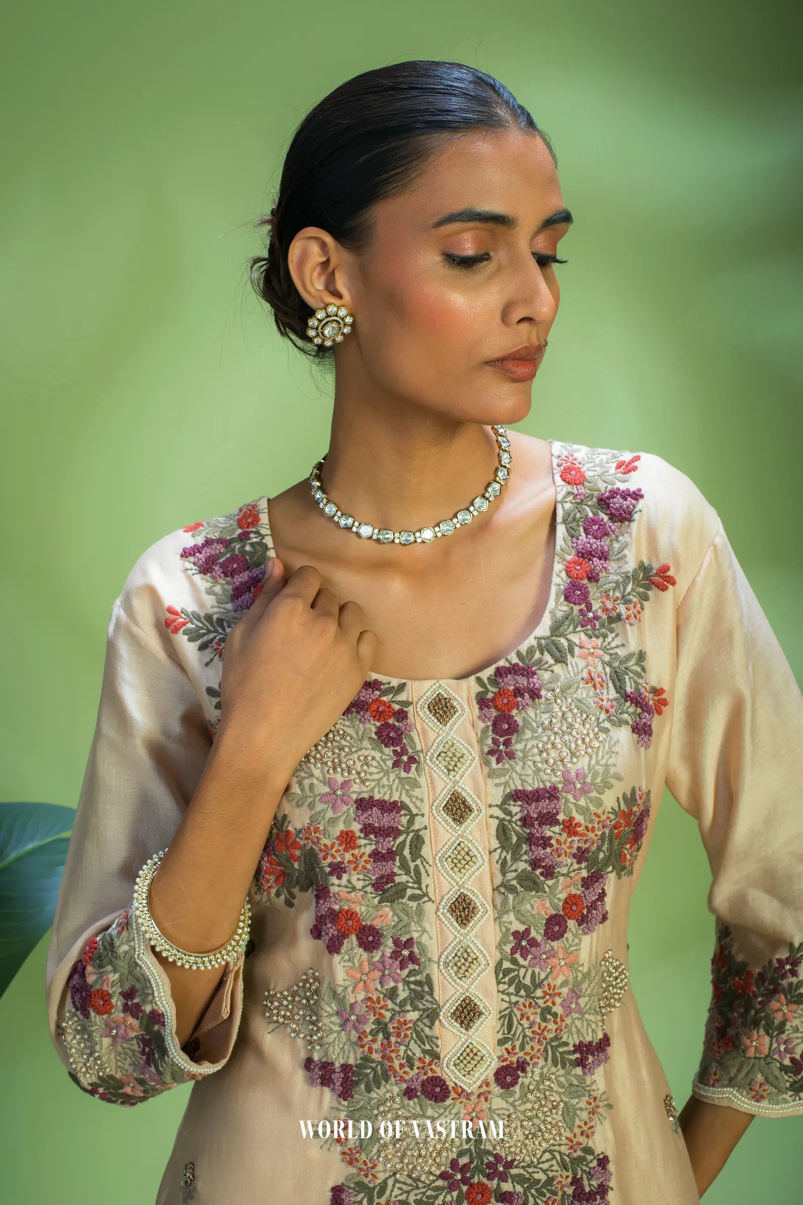 Embroidered Kurta Set