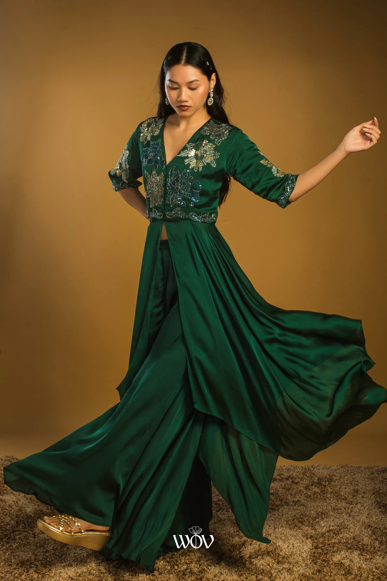 Deep Emerald Green