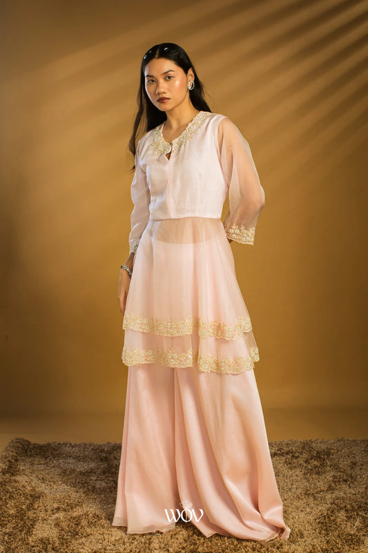 Blush-pink set