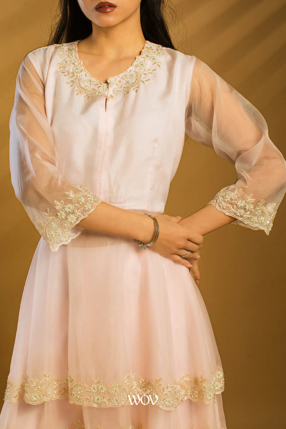 Blush-pink set