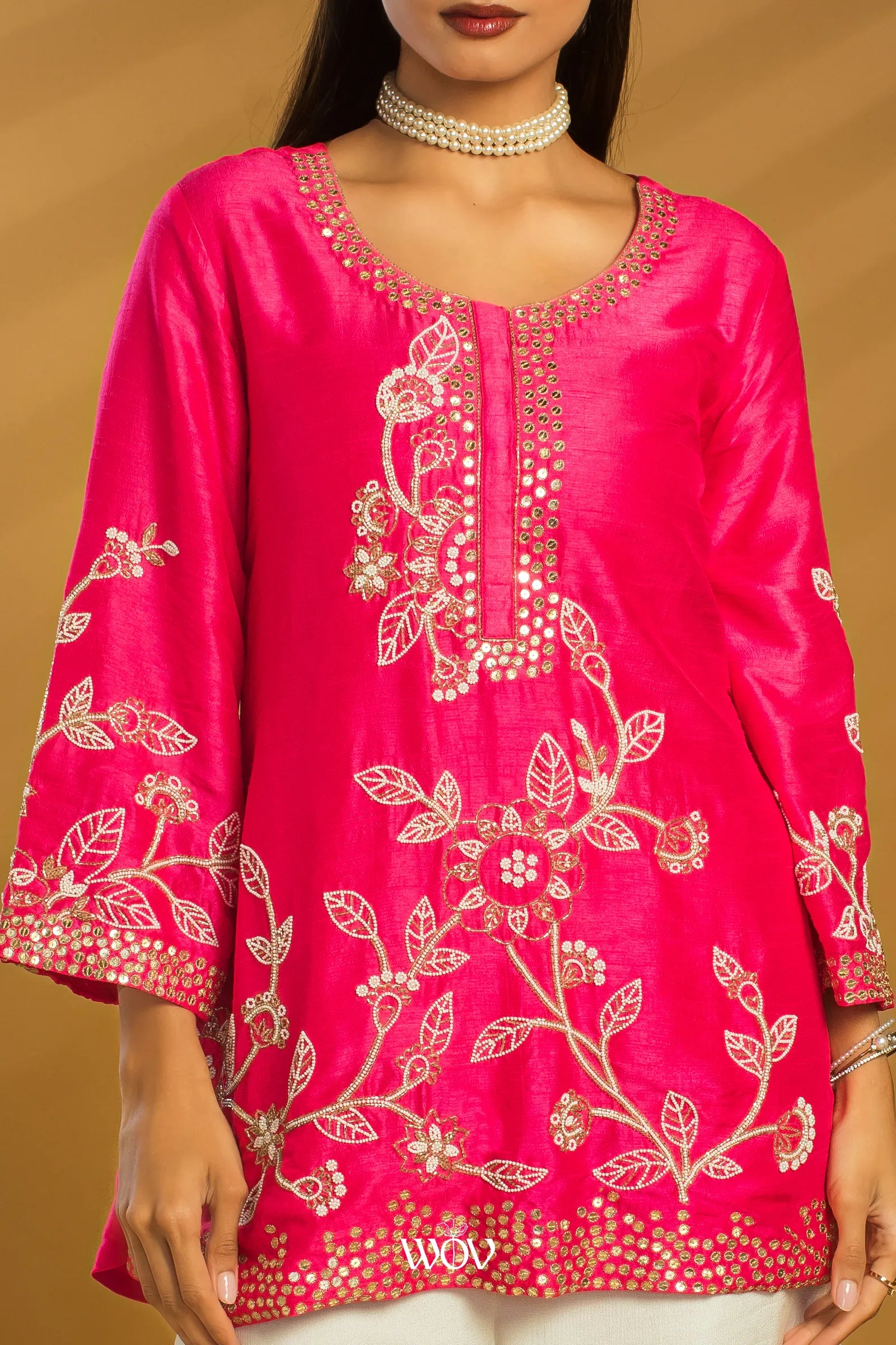 Rani Gulab Peplum Set