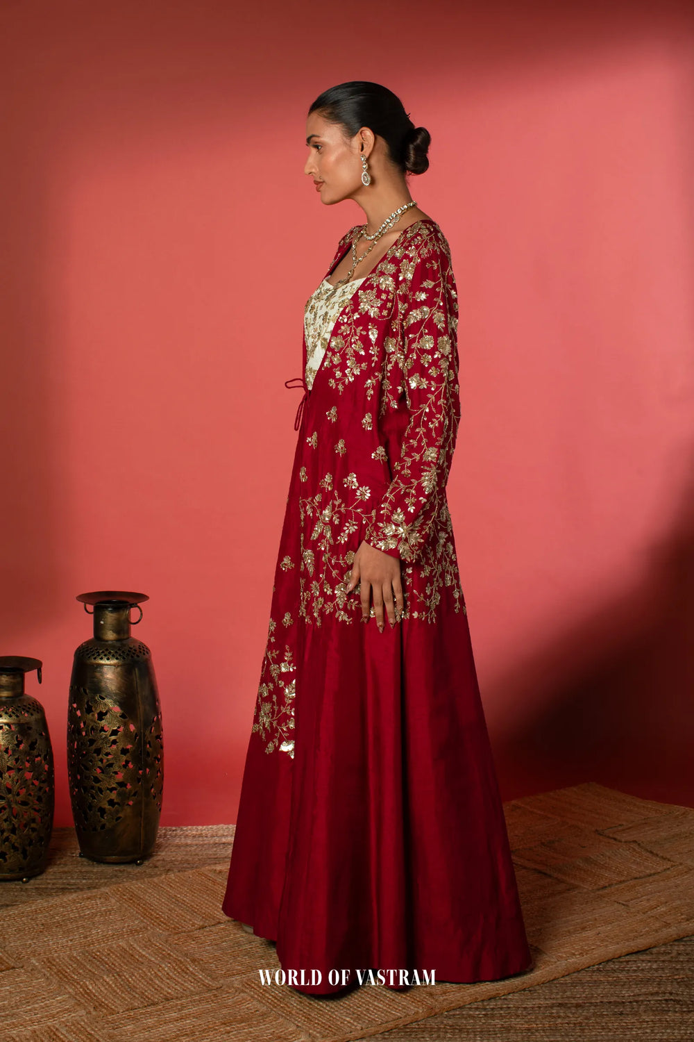 Gown Style Cape Dress