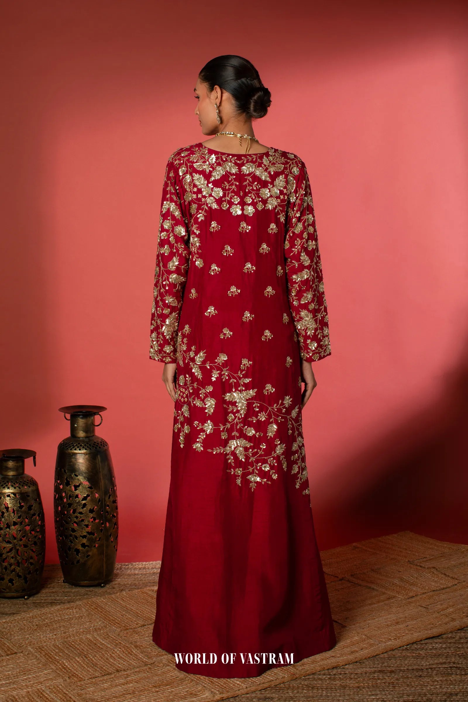 Gown Style Cape Dress