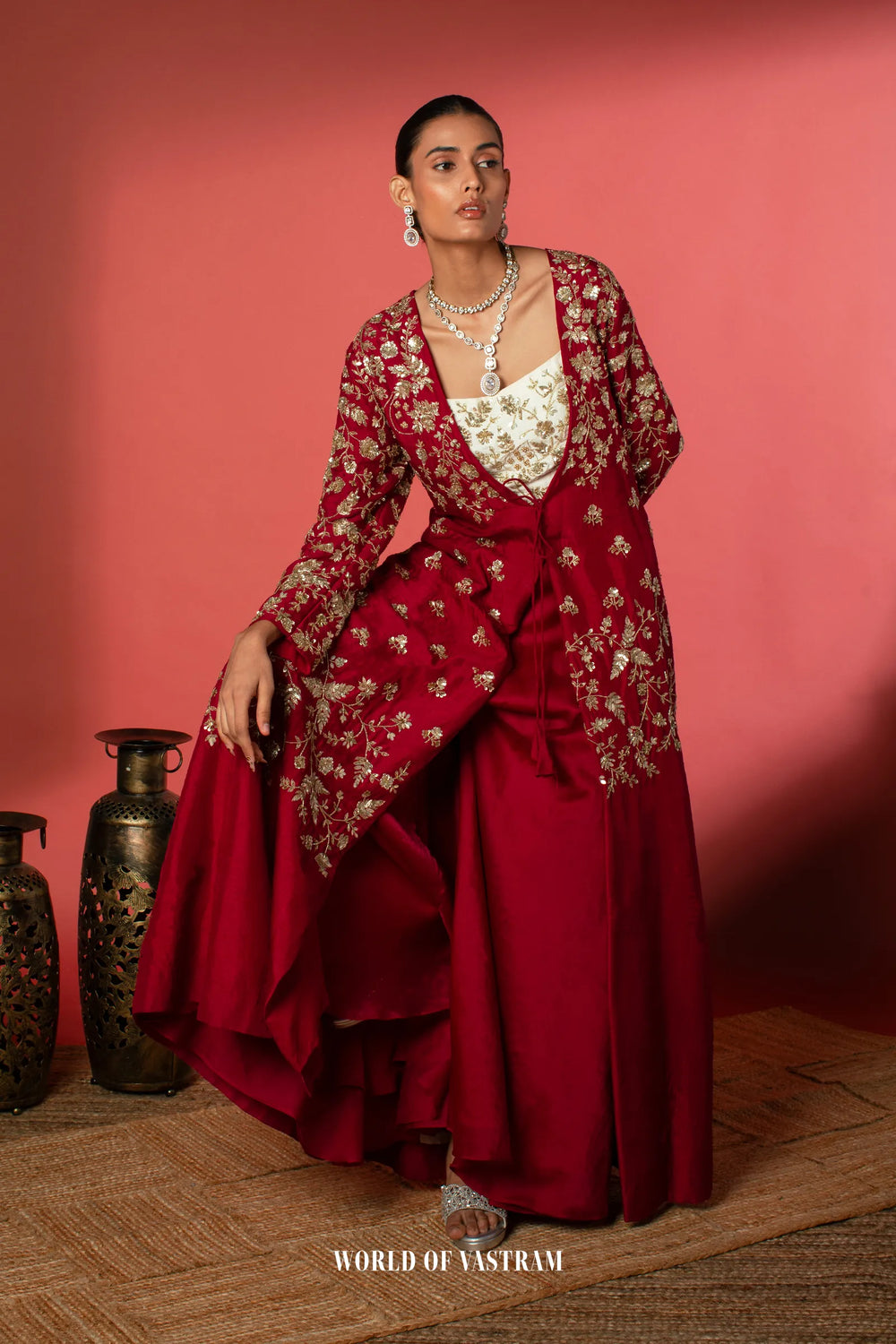 Gown Style Cape Dress