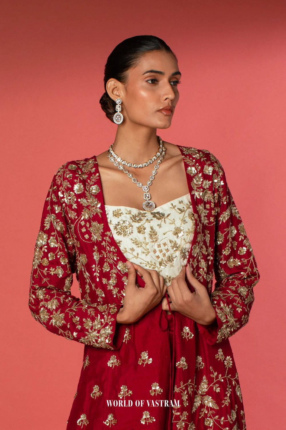 Gown Style Cape Dress