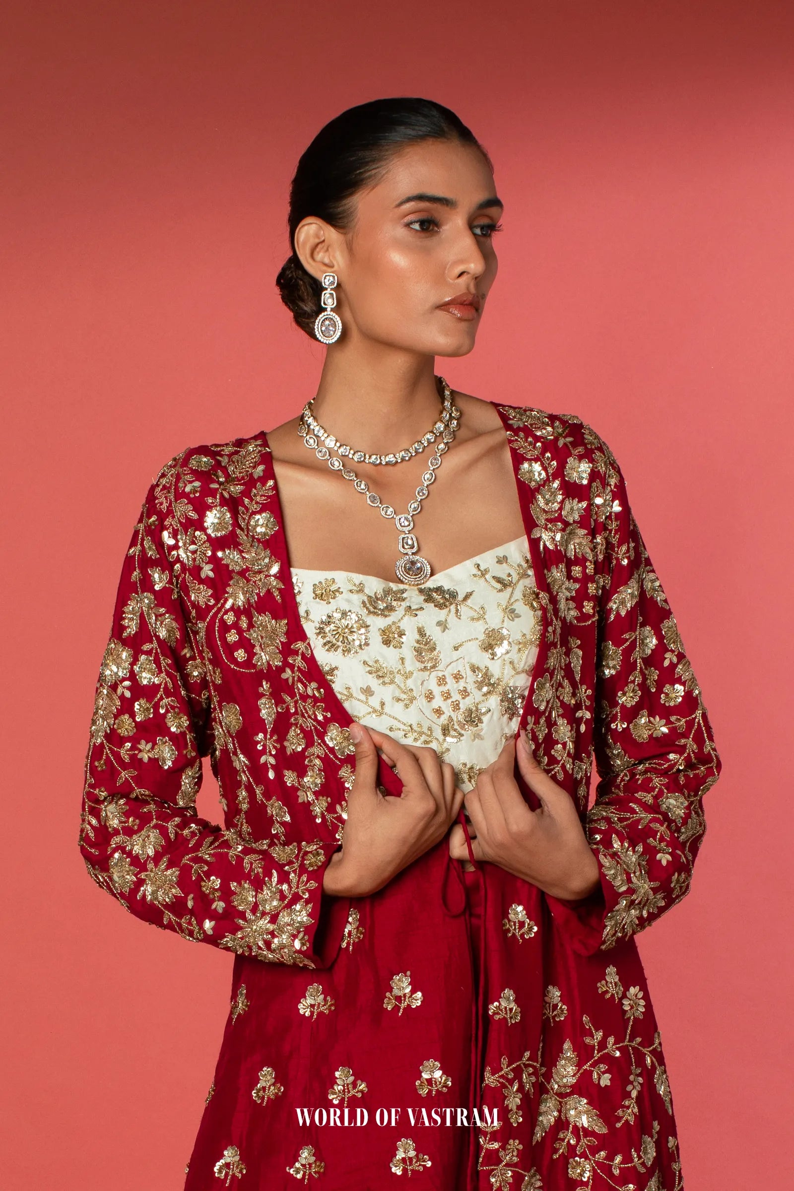 Gown Style Cape Dress