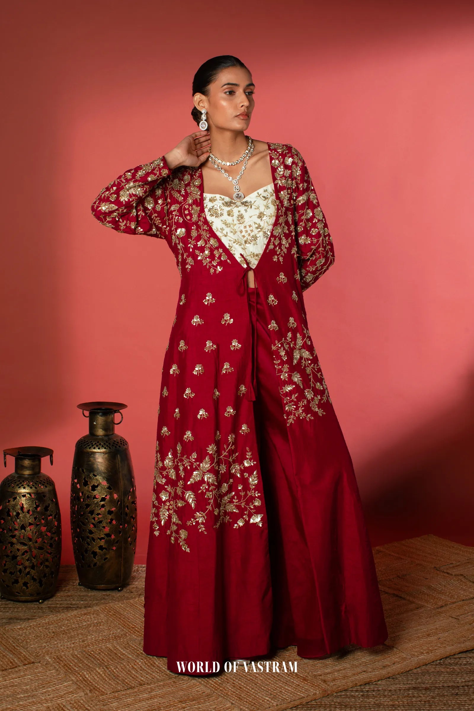 Gown Style Cape Dress