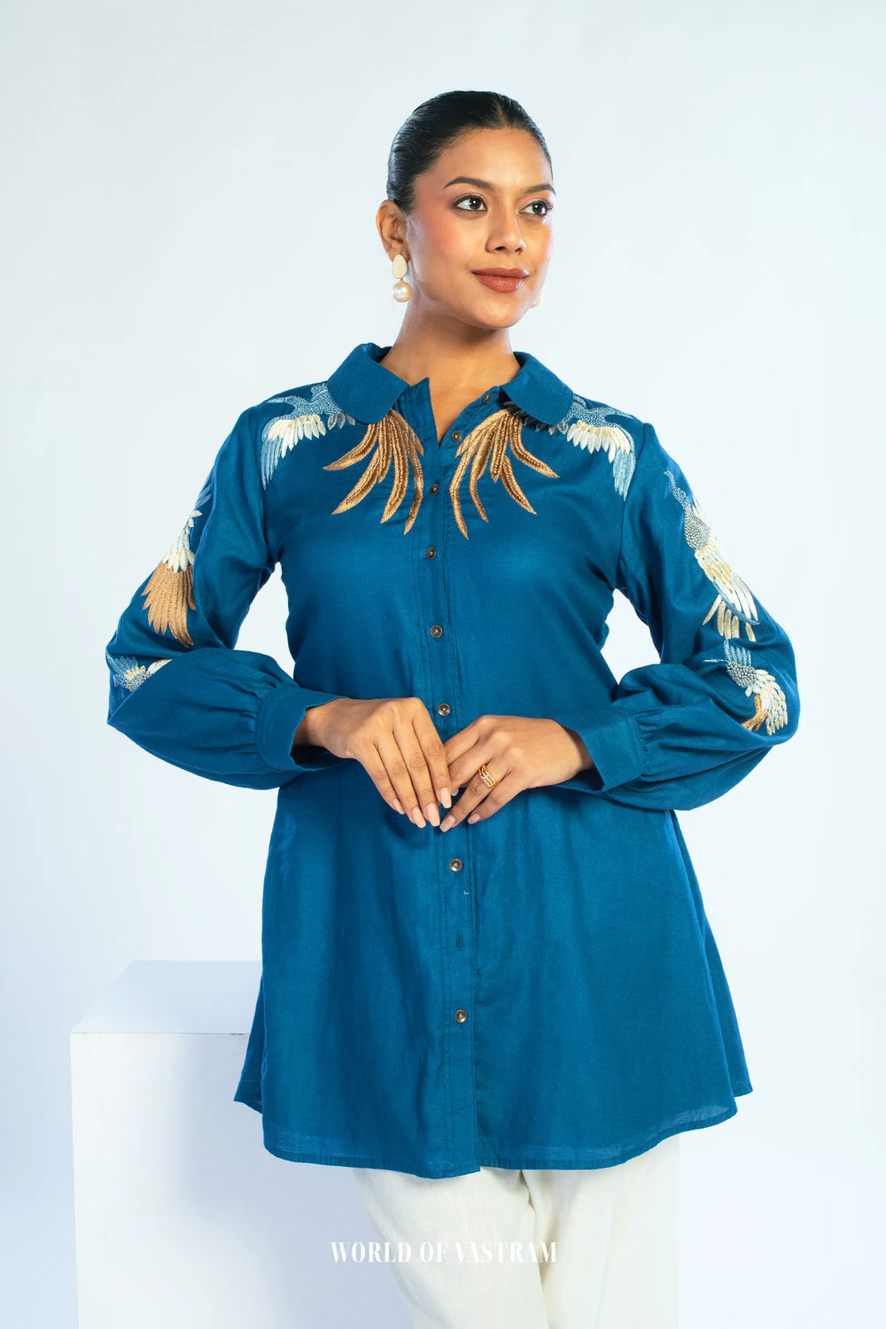Sapphire Bloom top