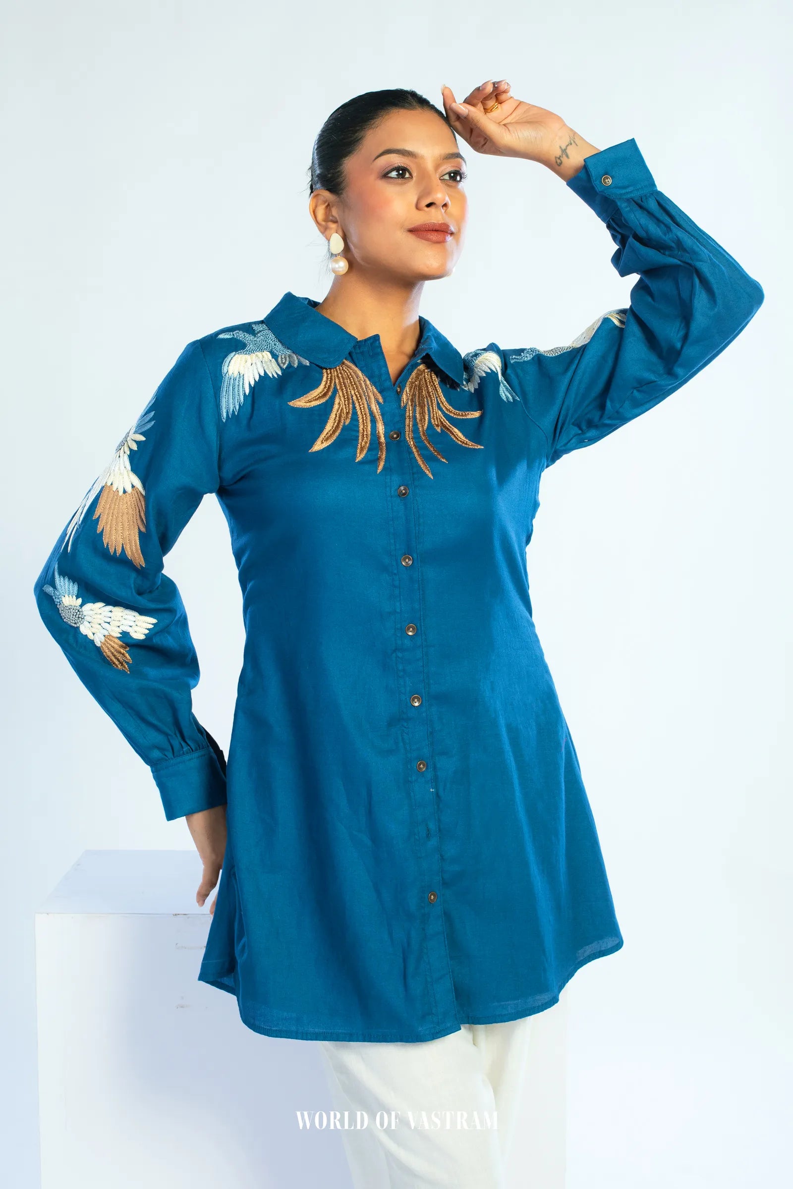 Sapphire Bloom top