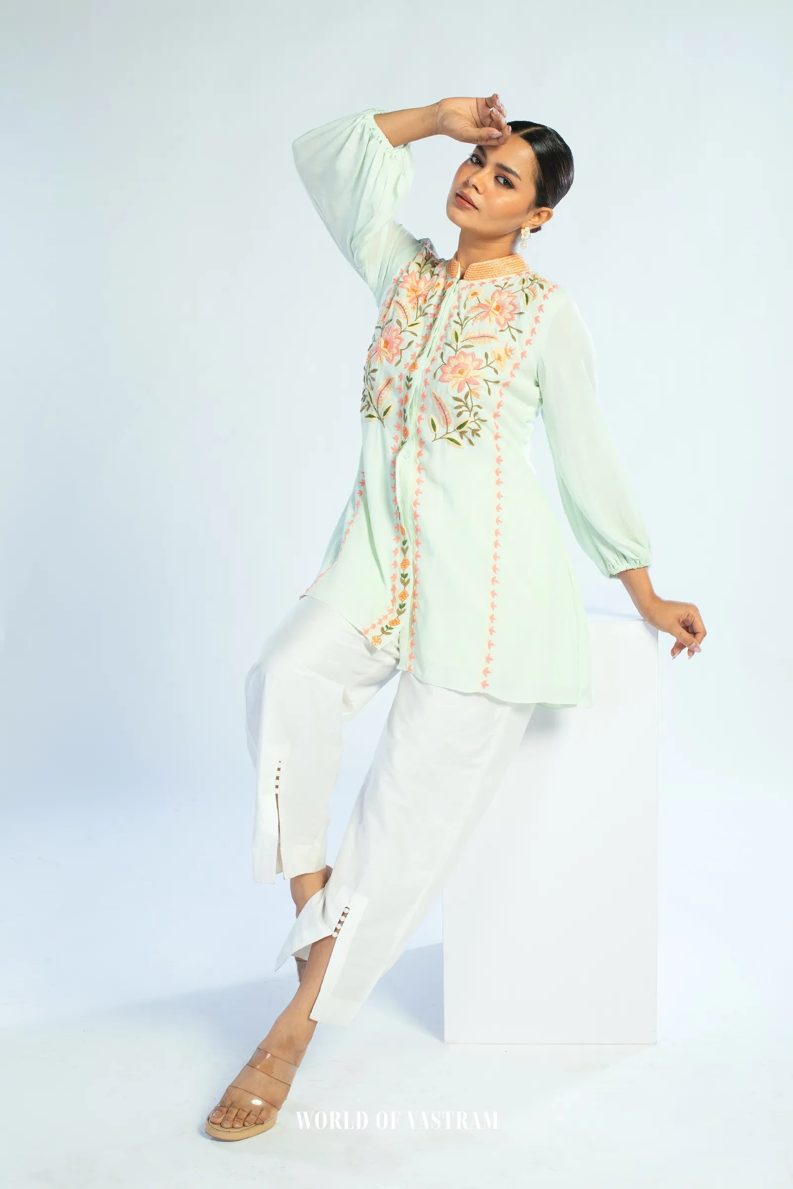 Mint Blossom Top