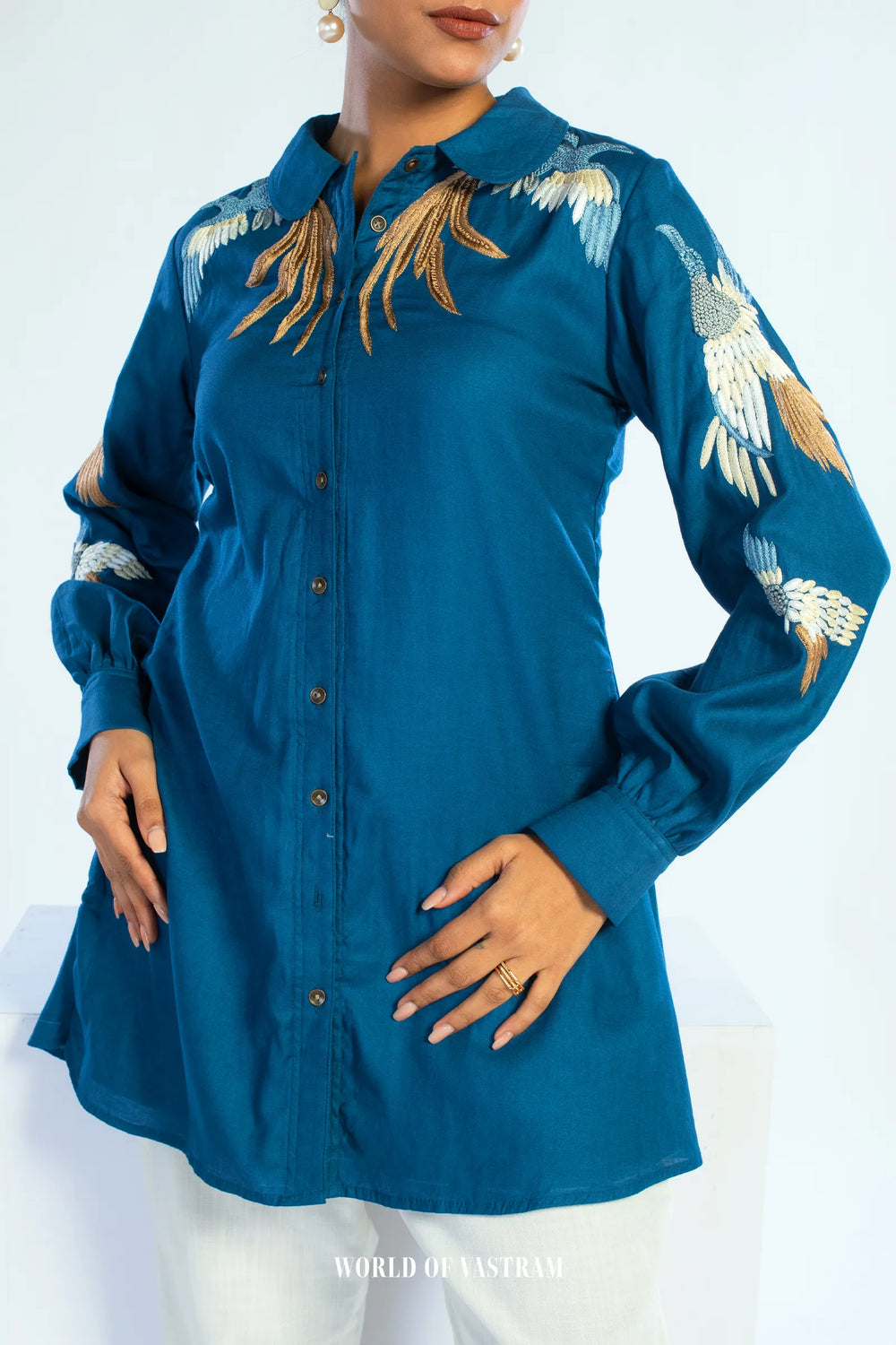 Sapphire Bloom top