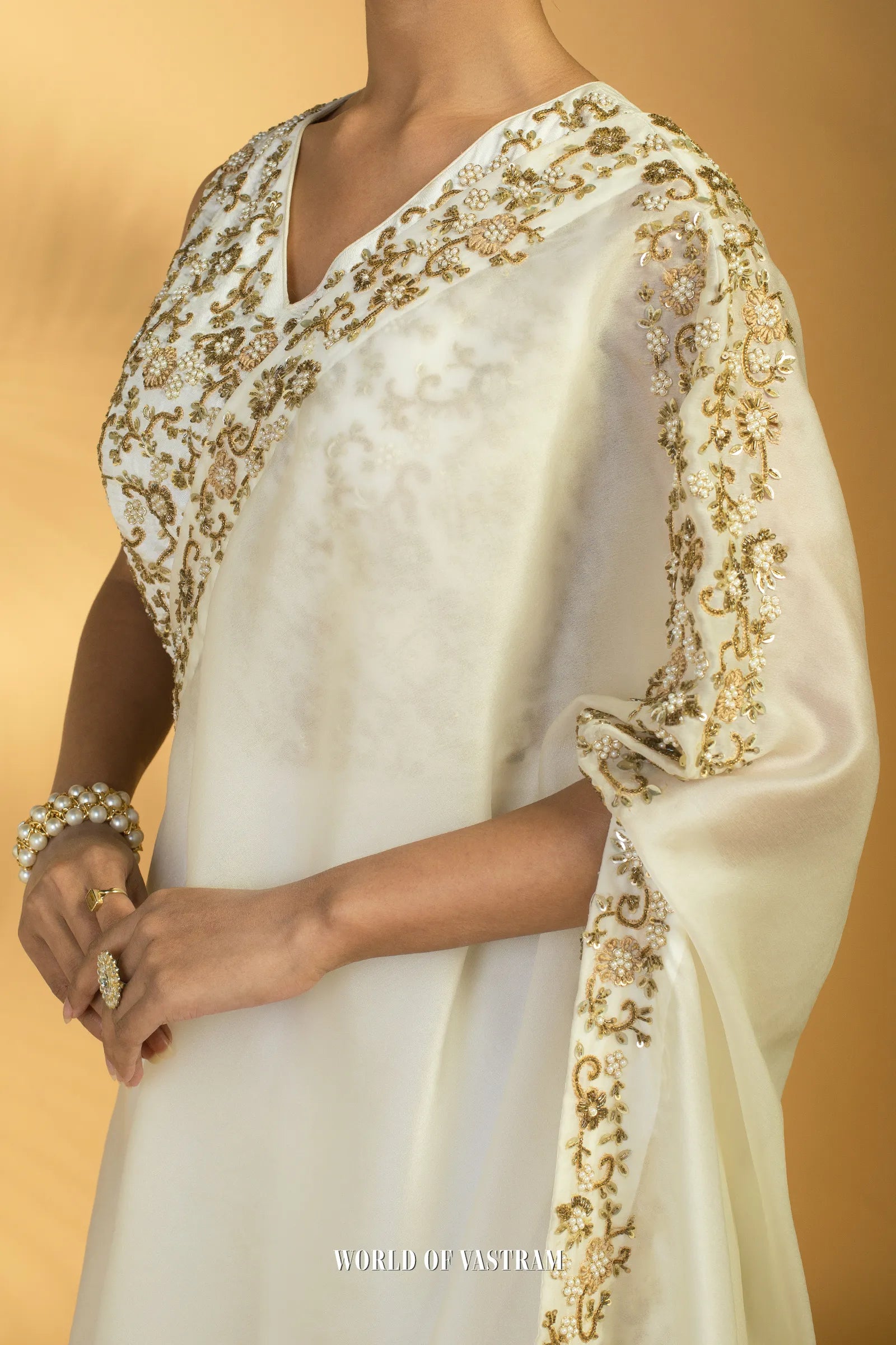 Ivory Empress Cape Set